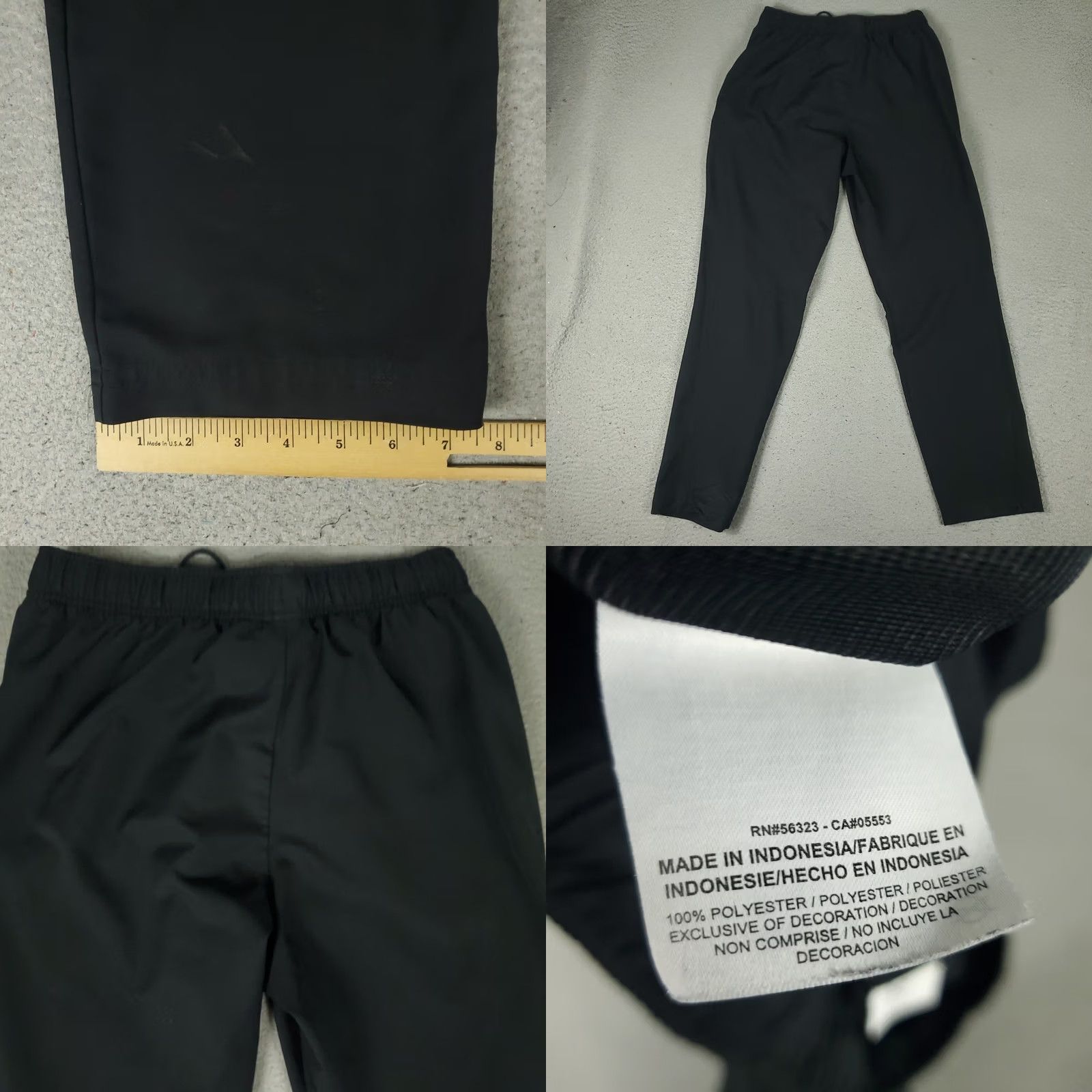 Nike Nike Pants Mens Medium Black Lightweight Dri Fit Track Joggers Sweatpants Nike Swoosh Dri Fit Size US 31 - 8 Thumbnail