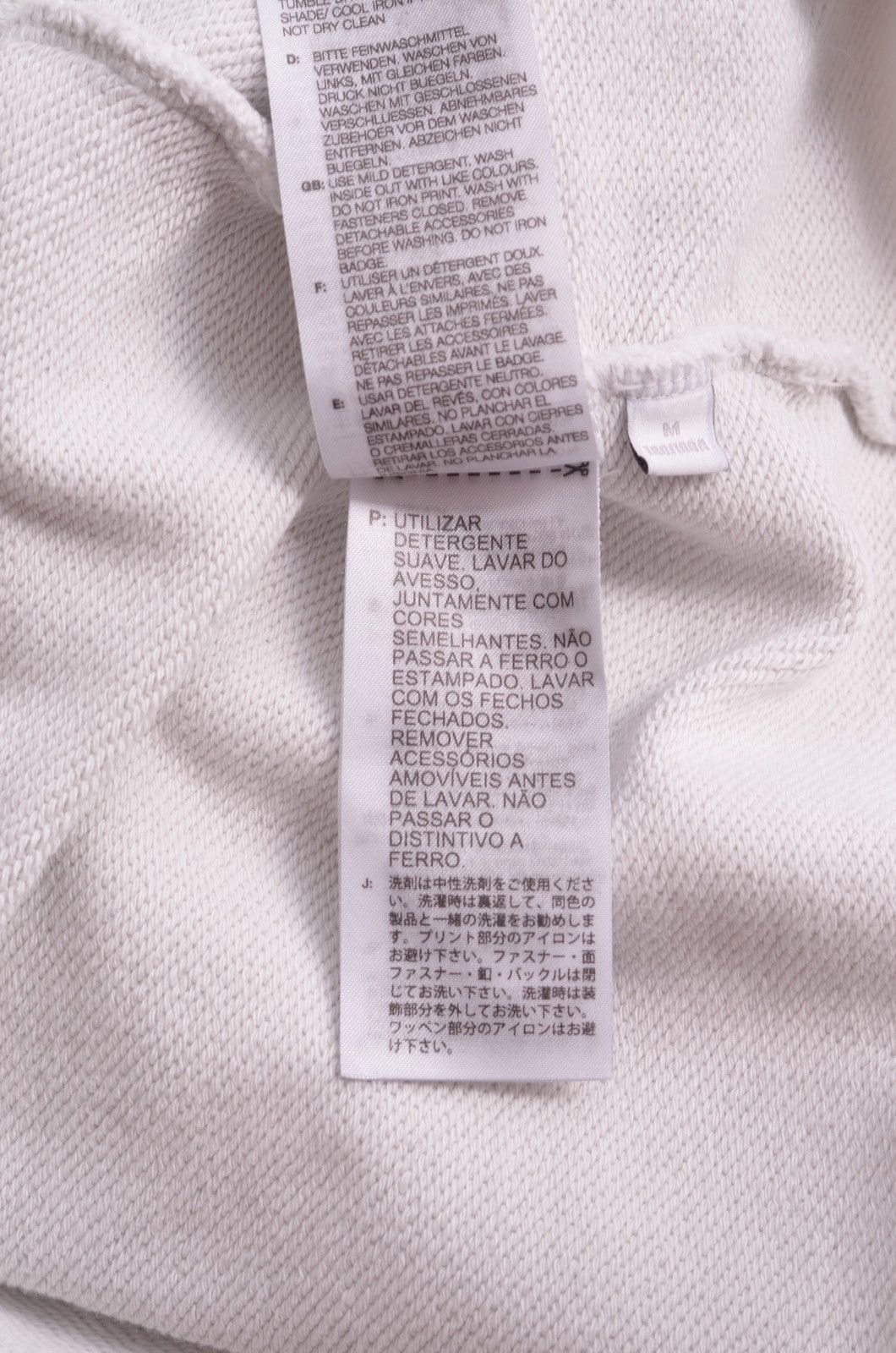 Yohji Yamamoto Y-3 Yohji Yamamoto Graphic LOGO SWEATSHIRT WHITE/BLACK Size US M / EU 48-50 / 2 - 7 Thumbnail