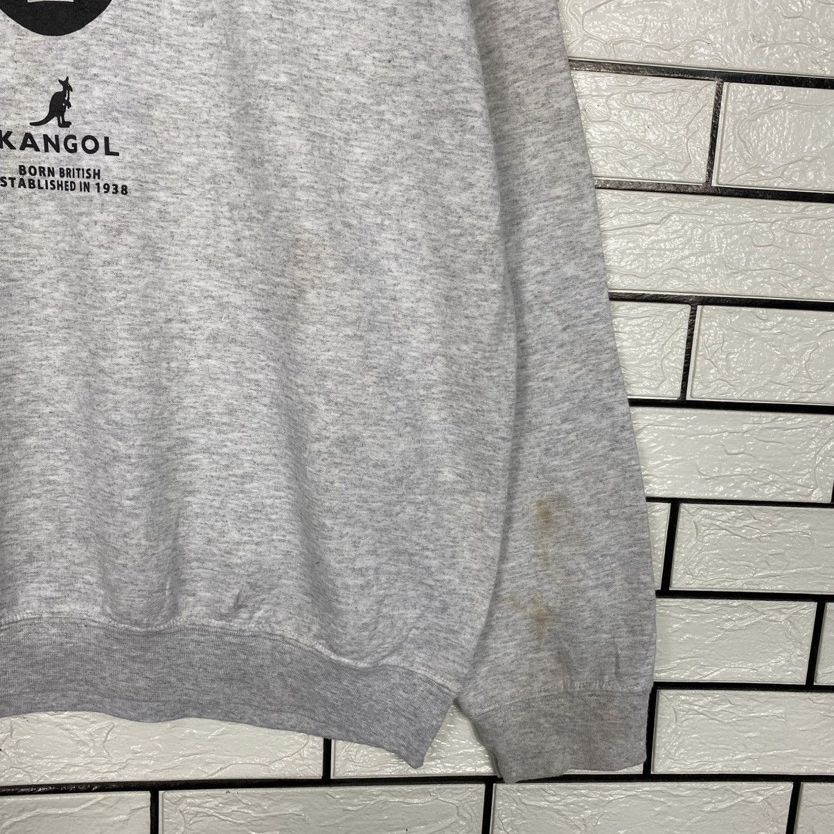 Japanese Brand 📌Vintage Sweatshirt Kangol Big Logo Design Embroidery Size US L / EU 52-54 / 3 - 4 Thumbnail