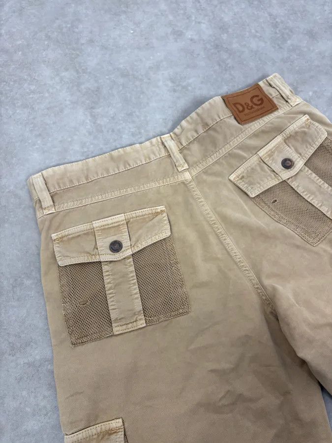 Dolce & Gabbana SS2003 Dolce & Gabbana Beige Cargo Utility Pants Size US 32 / EU 48 - 8 Thumbnail