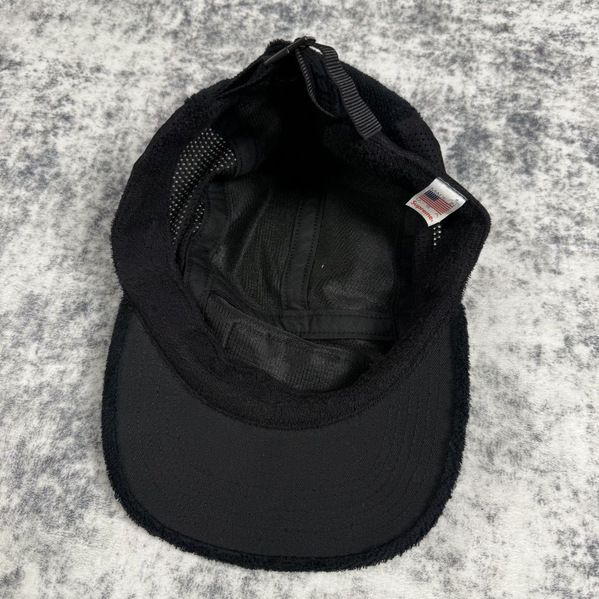Supreme Supreme Fleece Mesh Side Camp ‘Black’ Cap Size ONE SIZE - 4 Thumbnail