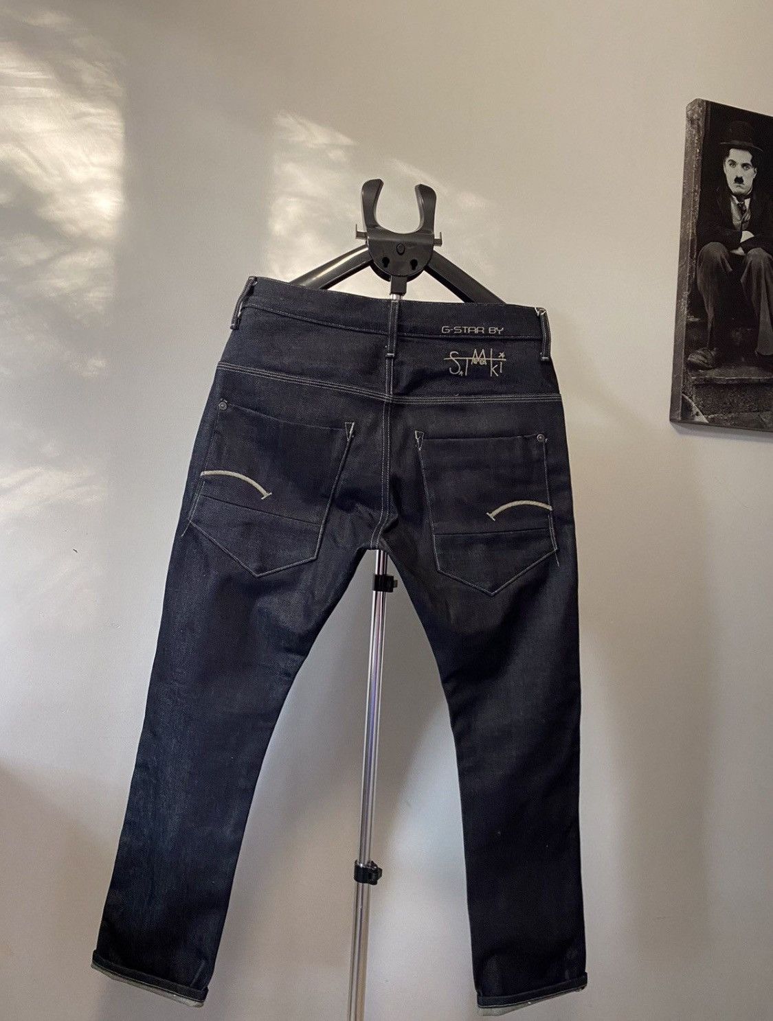 G-Star × Vintage G Star Raw Vintage Dark Denim Pants Size US 30 / EU 46 - 1 Thumbnail