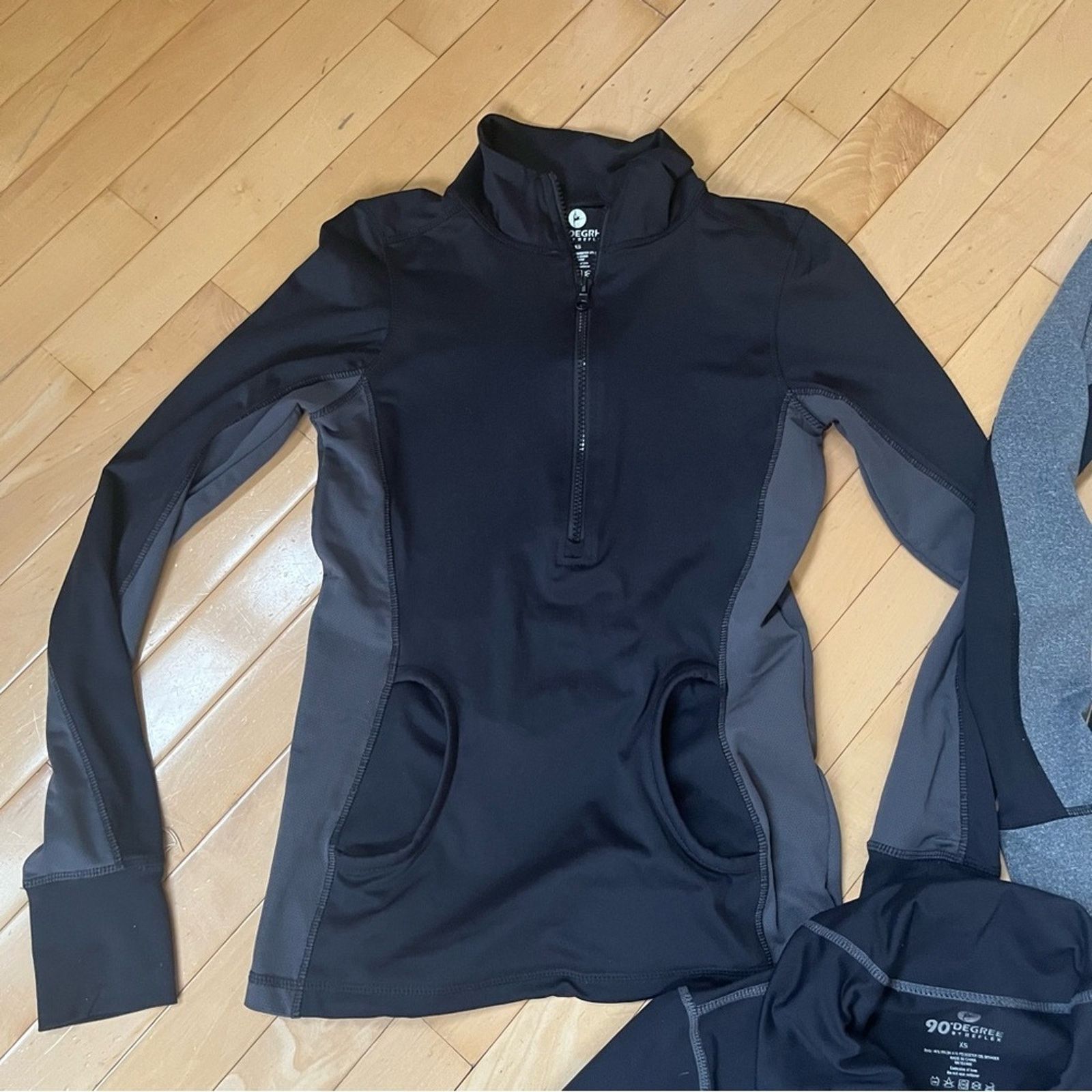 Other 90 Degree by Reflex 3 Athletic Jackets Full Zip Black XS Size XS / US 0-2 / IT 36-38 - 4 Thumbnail