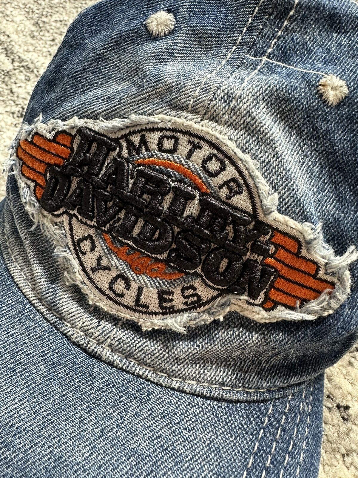 Harley Davidson Harlly Davidson Vintage StreetWear Cap Made in USA Rare Y2K Size ONE SIZE - 2 Thumbnail