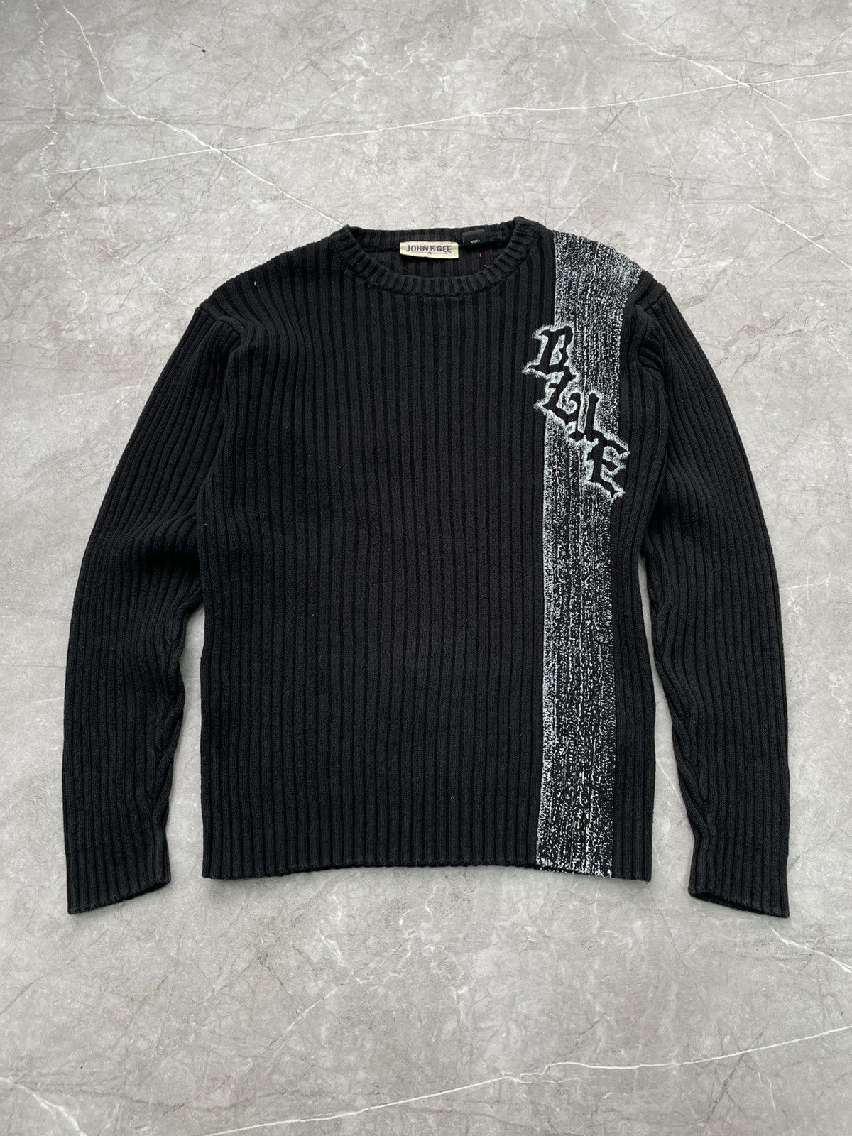 Japanese Brand × Vintage VINTAGE ARCHIVE JAPANESE DESIGNERS PRINTED SWEATER Y2K Size US L / EU 52-54 / 3 - 1 Thumbnail