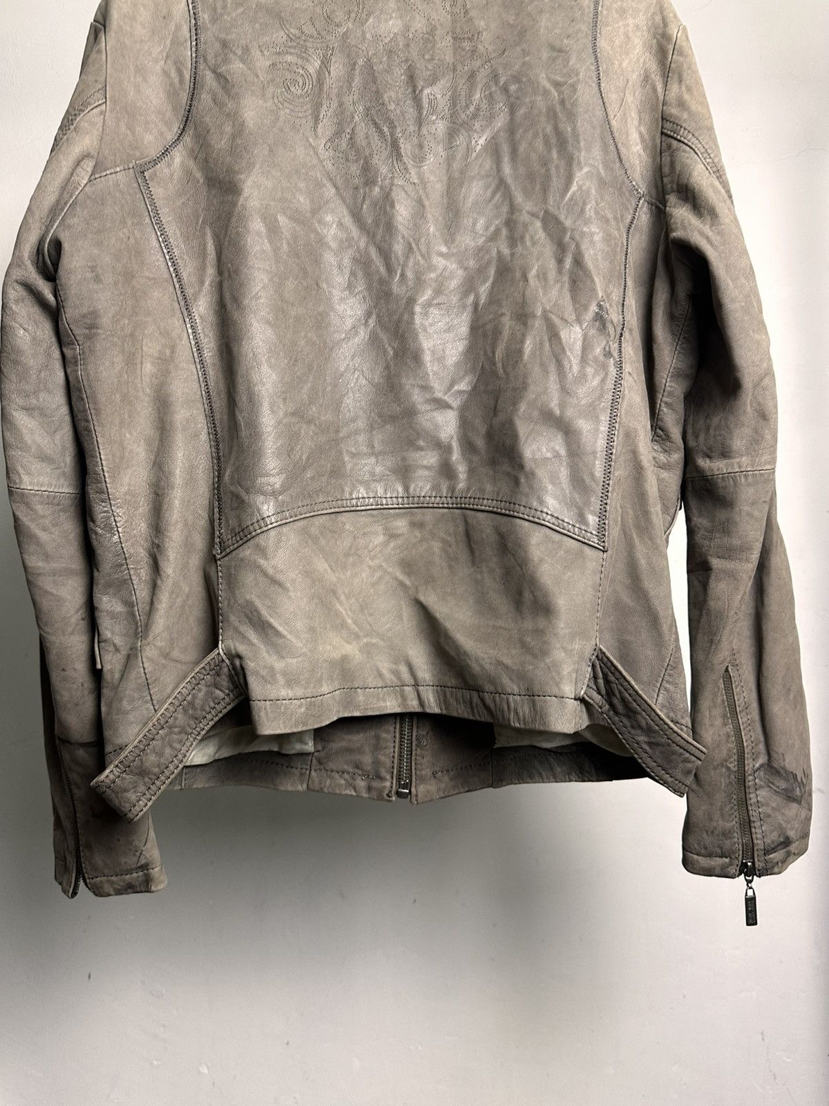 Jean Paul Gaultier 00’s Jean Paul Gaultier Sheepskin Leather Biker Jacket Size US M / EU 48-50 / 2 - 11 Thumbnail