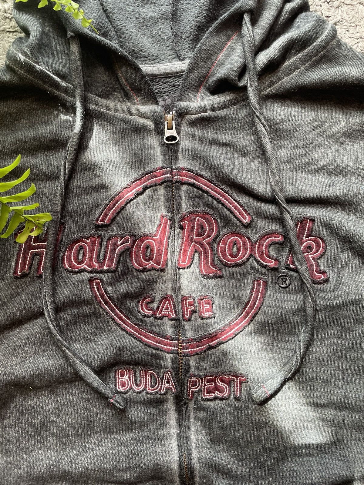 Hard Rock Cafe × Vintage Hard Rock Cafe Zip-Hoodie Streetwear Big Logo Rare Size US S / EU 44-46 / 1 - 9 Thumbnail