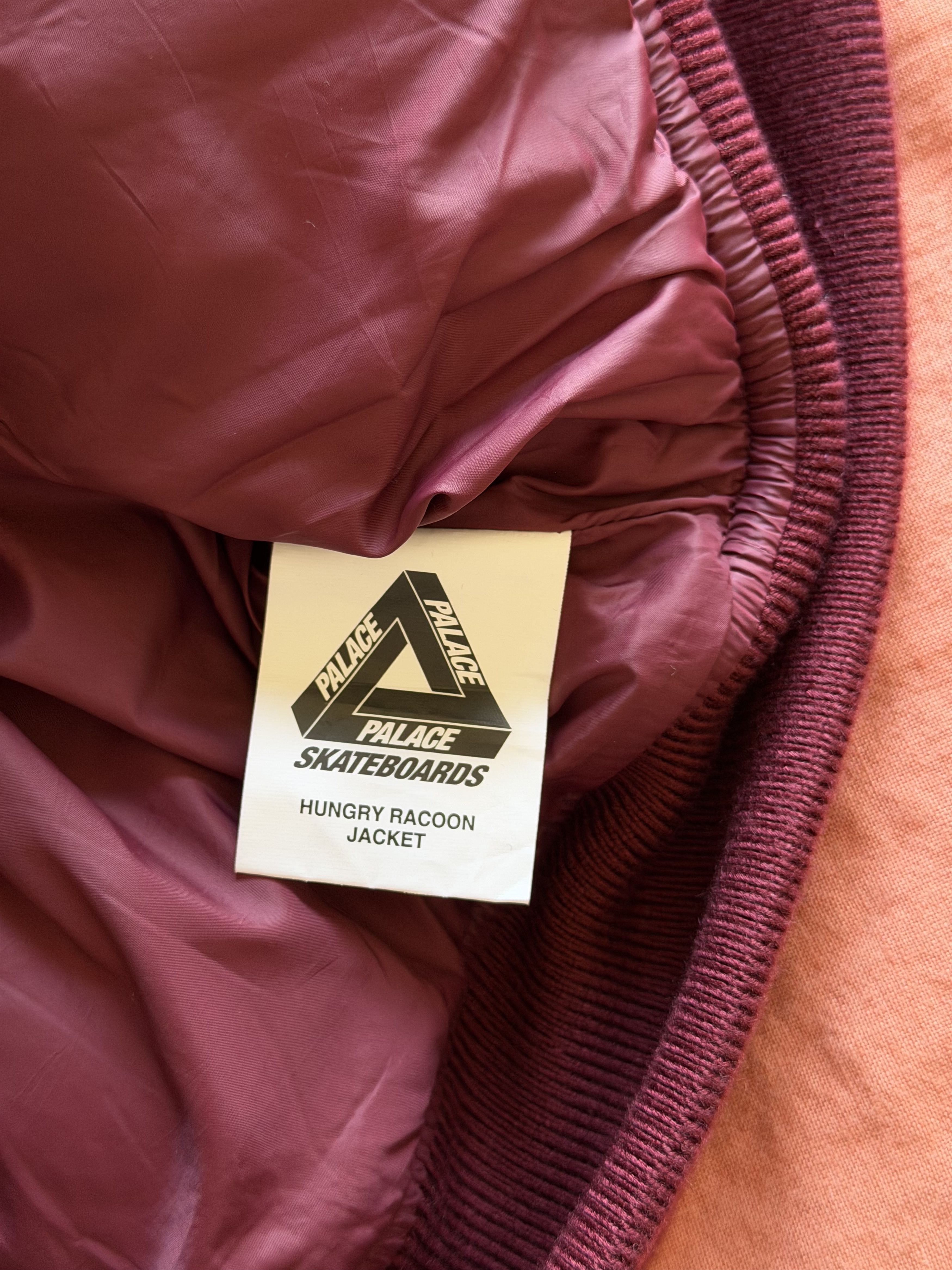 Palace Palace Hungry Raccoon Corduroy Bomber Jacket in Burgundy Size US M / EU 48-50 / 2 - 9 Thumbnail