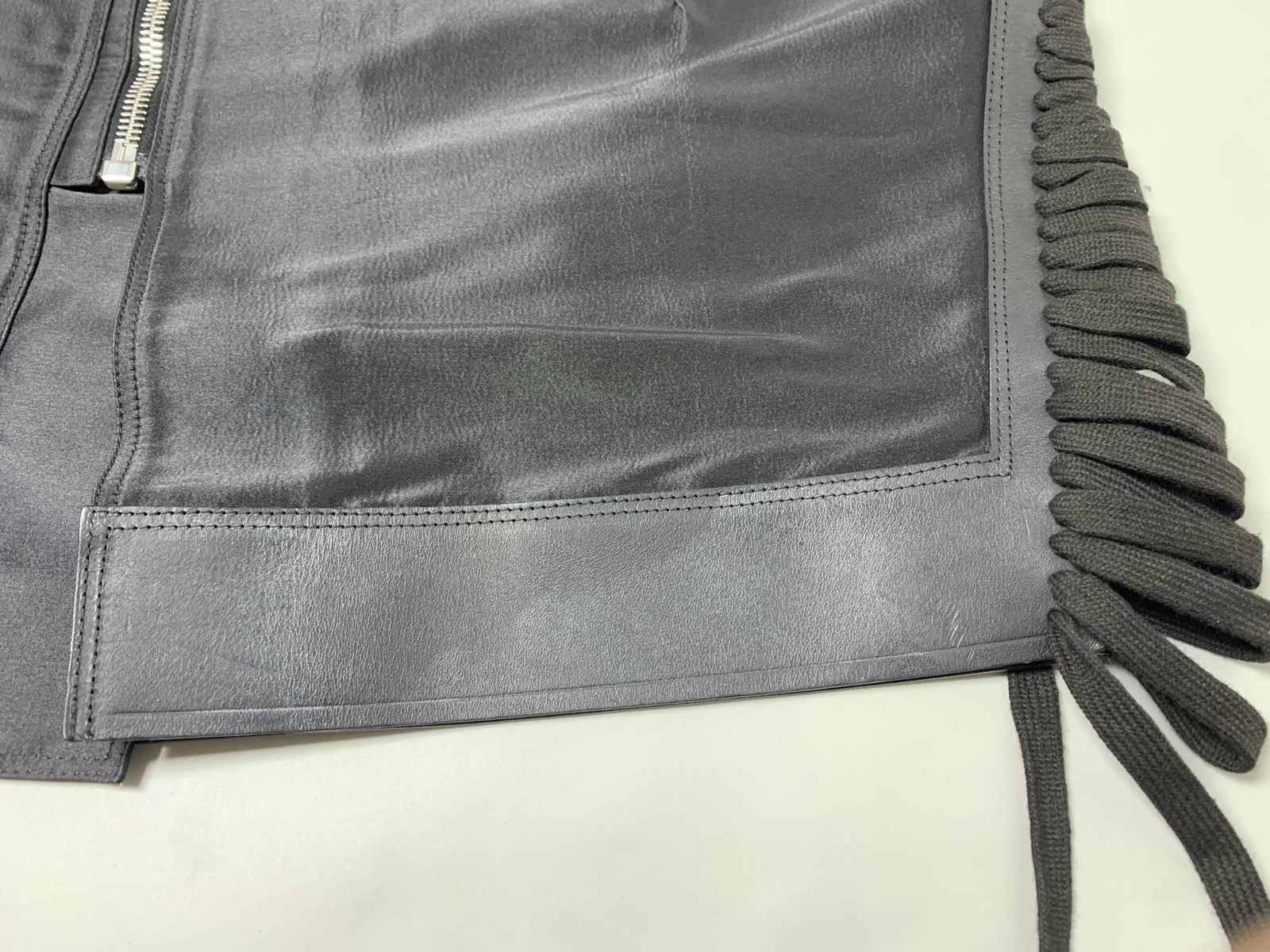 Rick Owens Rick Owens “Vicious” Spring/Summer 2014 — Leather Vest Size S / US 4 / IT 40 - 18 Thumbnail