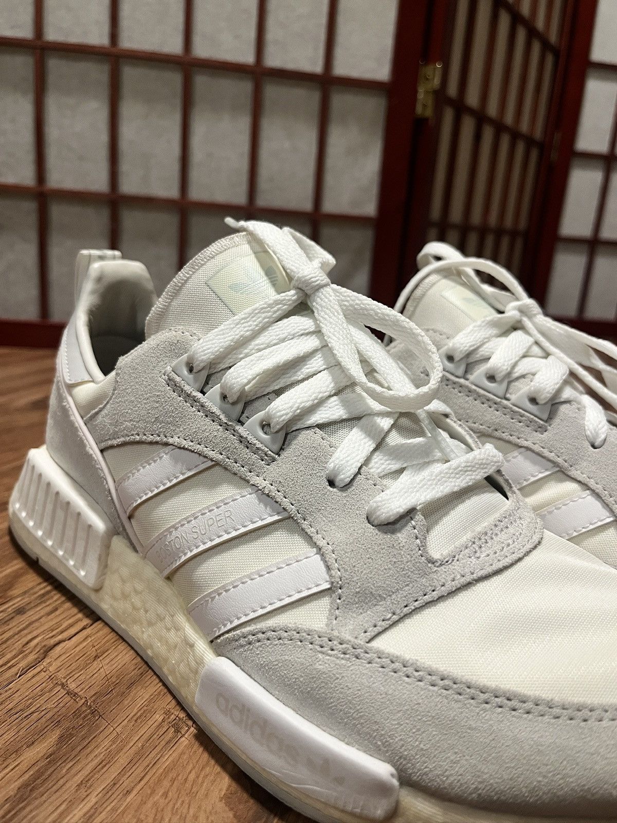 Adidas Boston Super x R1 Never Made Pack Triple White Size US 9 / EU 42 - 9 Thumbnail