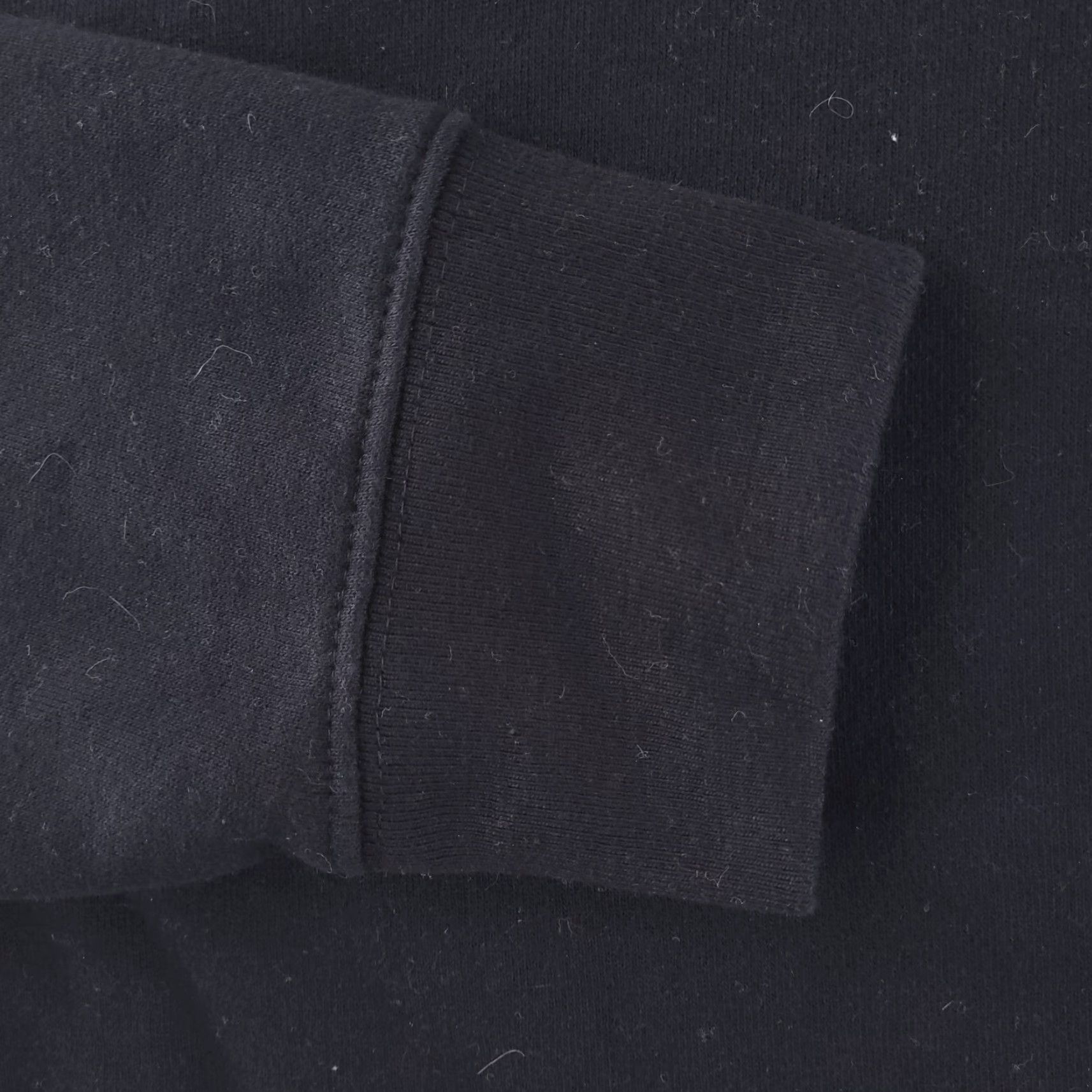 Express Express Hoodie Mens XL Black Fleece Henley FITS SHORT Size US XL / EU 56 / 4 - 3 Thumbnail