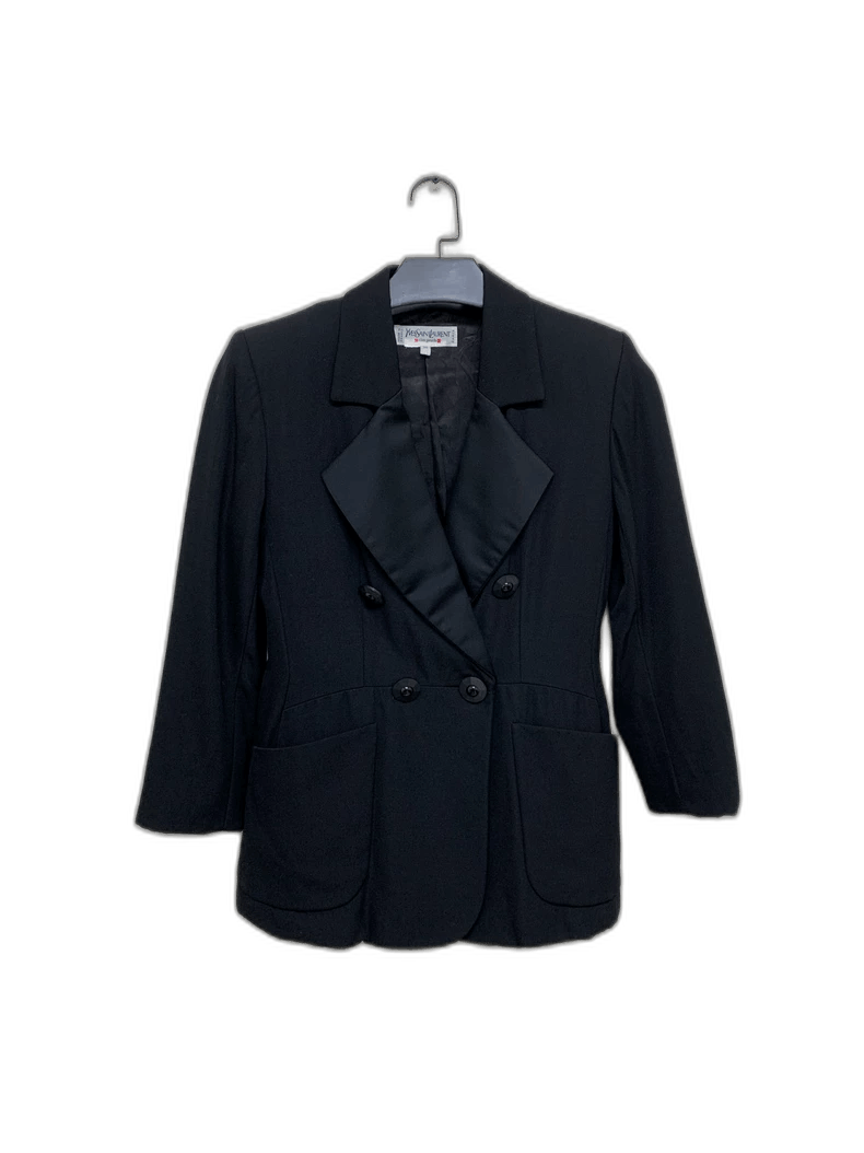 Yves Saint Laurent YSL Casual Double-Breasted Jacket Size S / US 4 / IT 40 - 1 Thumbnail
