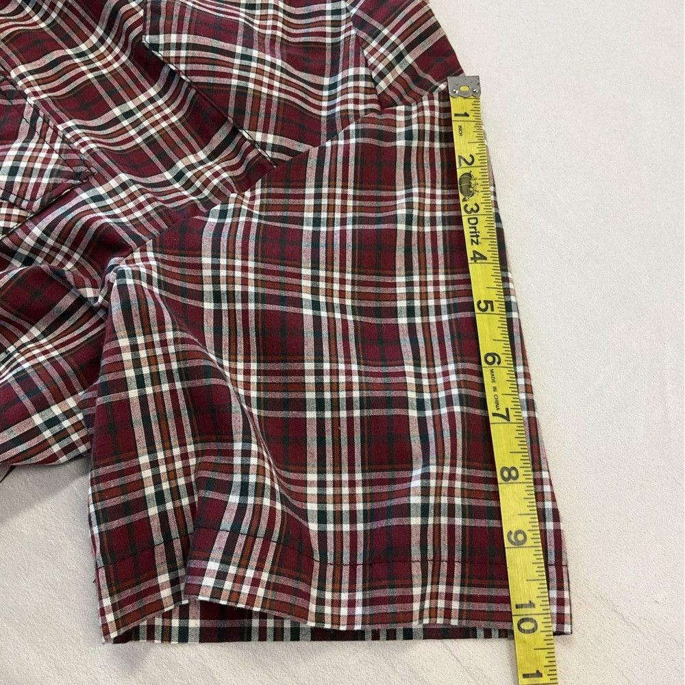 Western Rise × Wrangler Wrangler Western Burgundy Short Sleeve Pearl Snap Shirt Size US L / EU 52-54 / 3 - 7 Thumbnail
