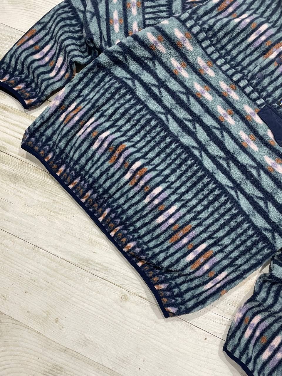 Patagonia Vintage Patagonia Synchilla Aztec Navajo 90s Fleece Snap-T Size US M / EU 48-50 / 2 - 3 Thumbnail
