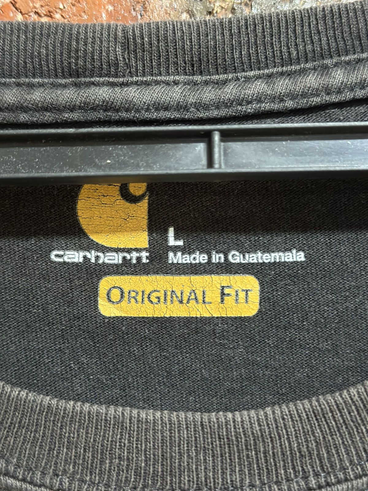 Carhartt Vintage Carhartt Pocket Tee Long Sleeve Sun Faded Tee Size US L / EU 52-54 / 3 - 5 Thumbnail