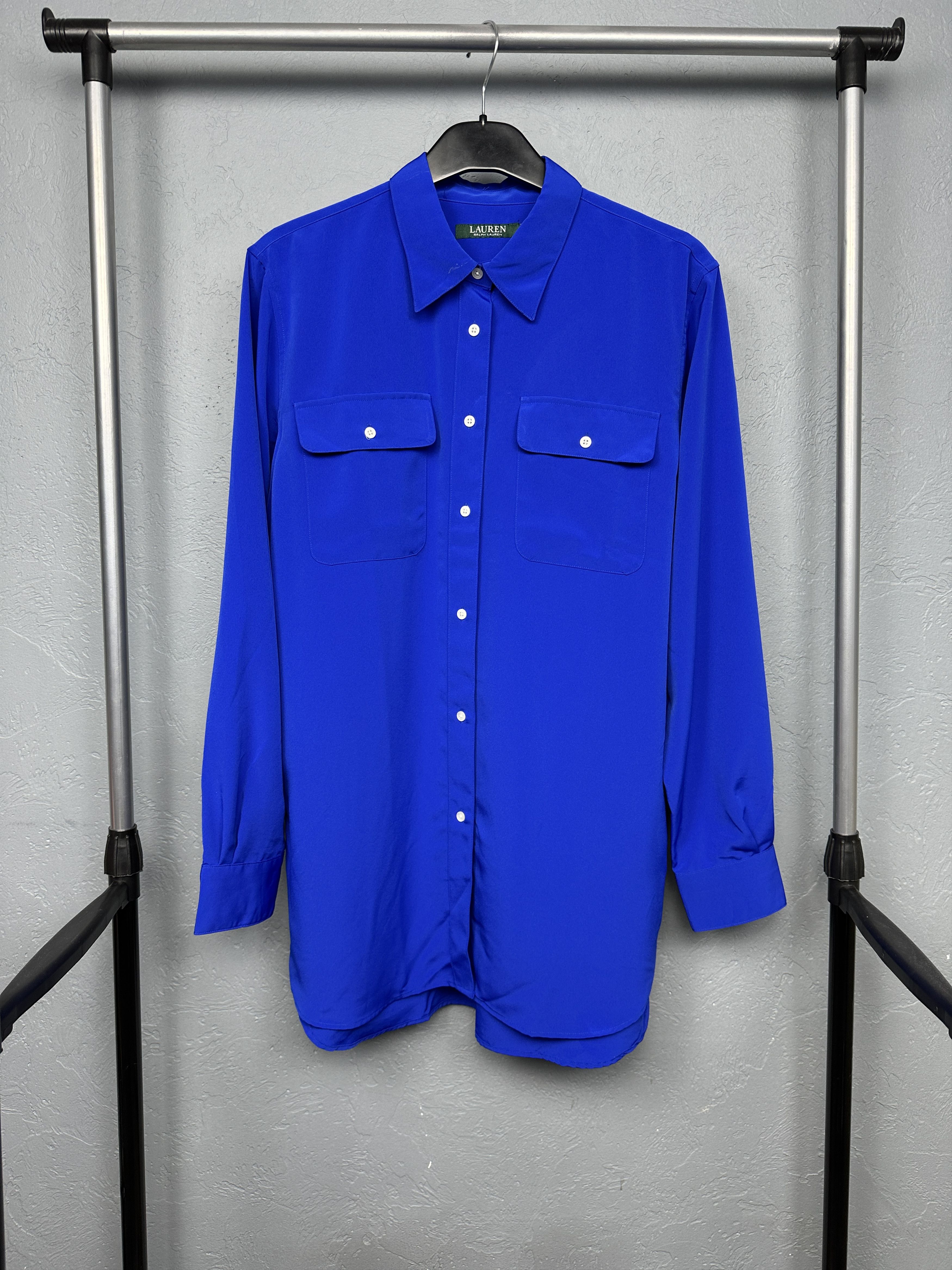 Polo Ralph Lauren Polo Ralph Lauren Vintage Womens Oversized Shirt Size L / US 10 / IT 46 - 1 Thumbnail