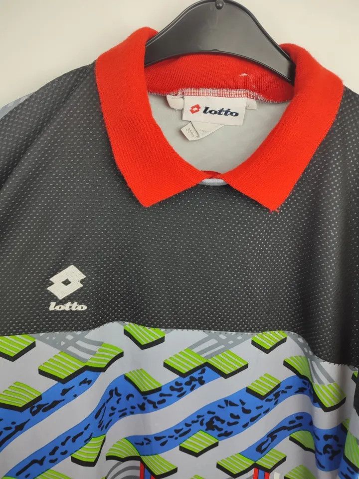 Lotto Sport Vintage LOTTO Goalkeeper FOOTBALL Kit SHIRT SOCCER JERSEY Size US XL / EU 56 / 4 - 8 Thumbnail