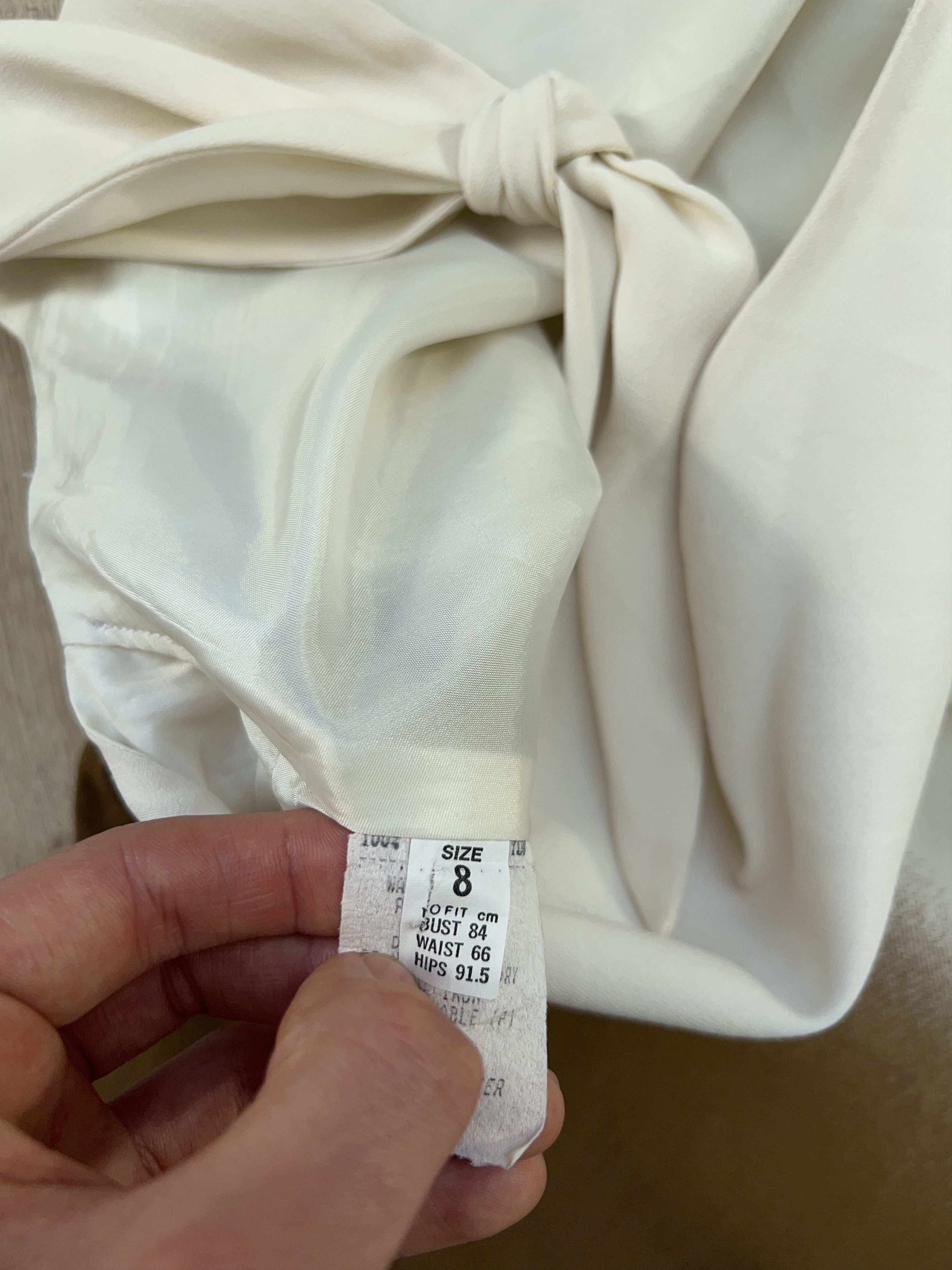 Designer Carla Zampatti One Shoulder Sleeveless Viscose Rayon Size 8 Size M / US 6-8 / IT 42-44 - 11 Thumbnail