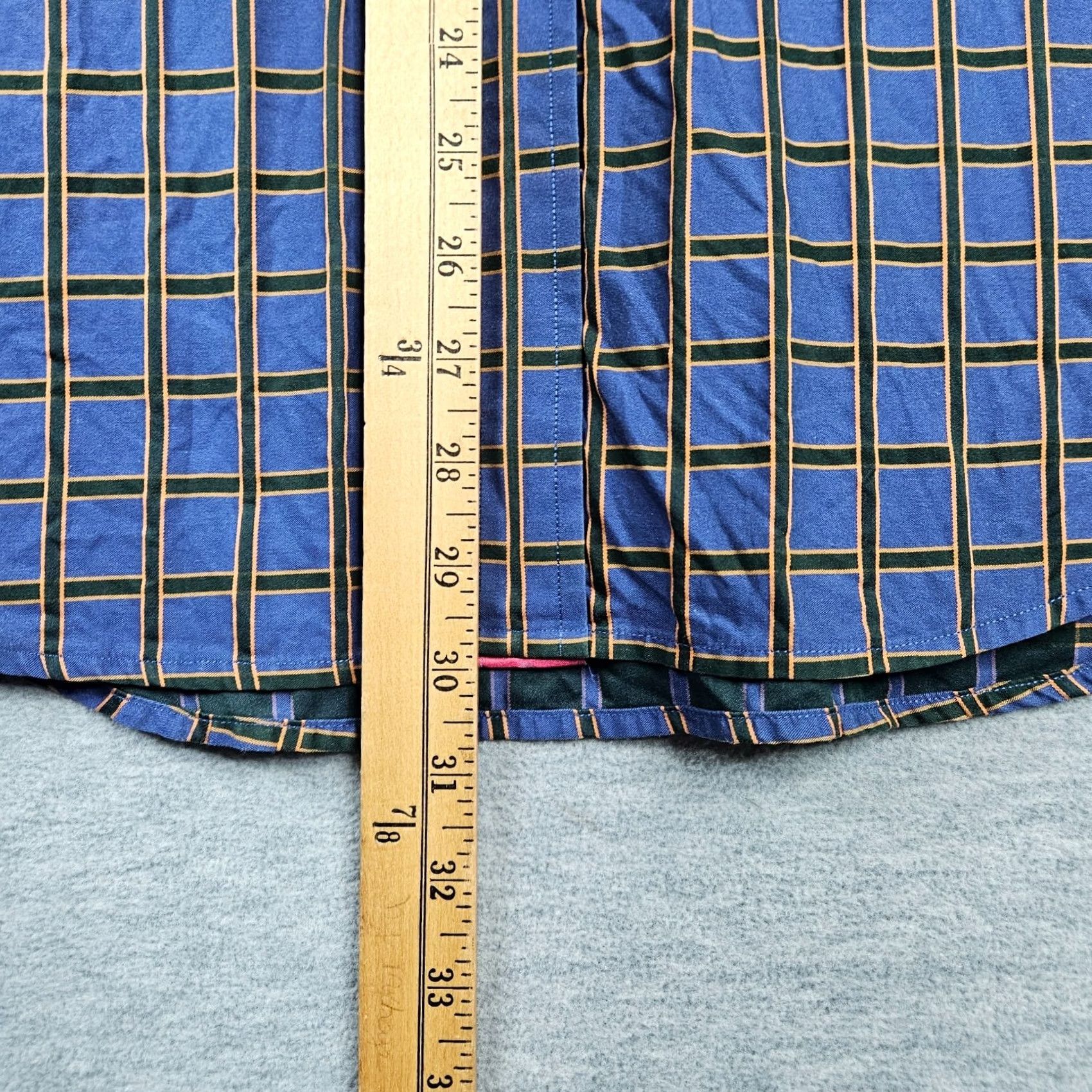 Robert Graham Robert Graham Blue Black Plaid Check Button Up Shirt Men's Size L Size 42R - 8 Thumbnail