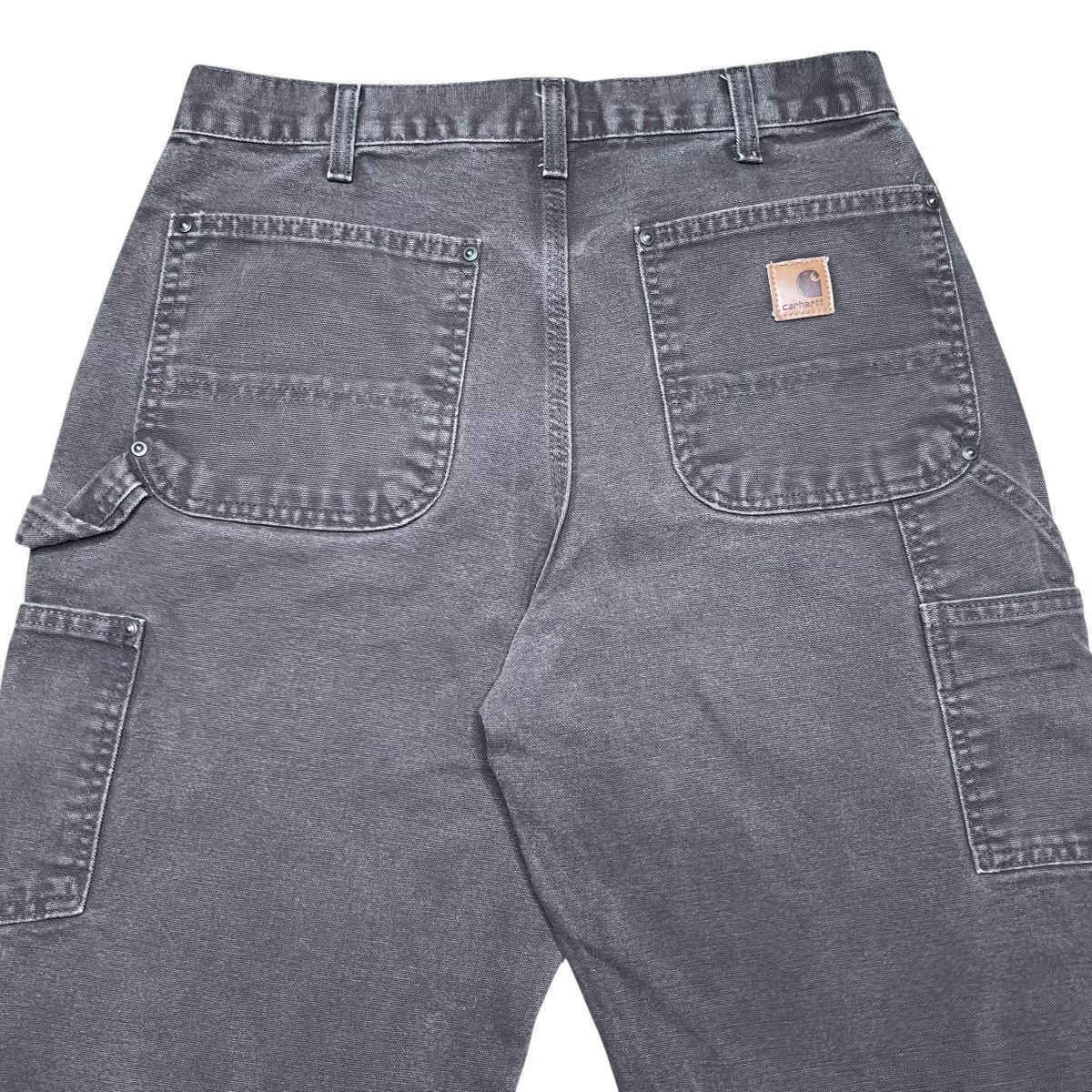 Carhartt Vintage Carhartt B136 DKB Double Knee Brown Canvas Pants Size US 31 - 5 Thumbnail