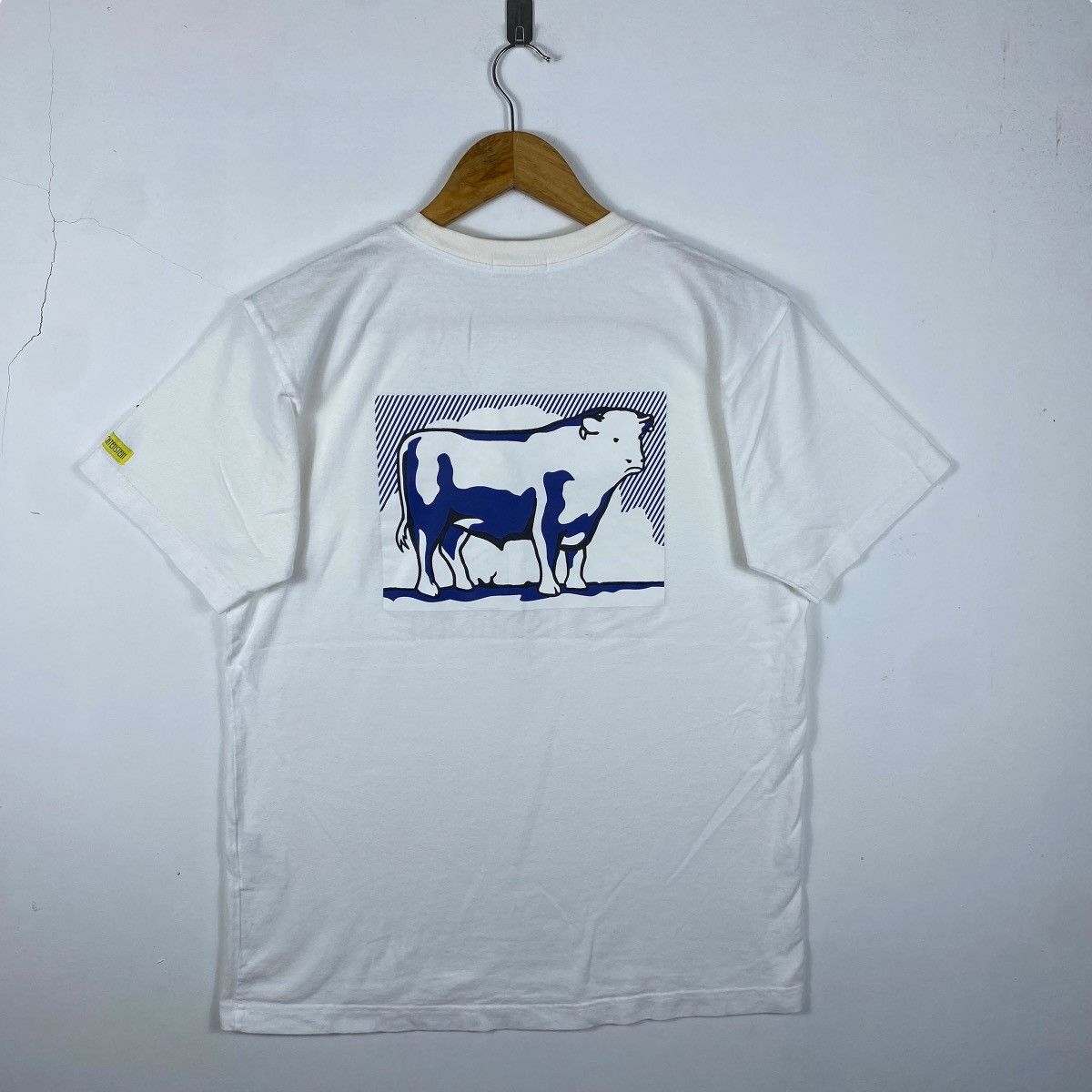 Vintage Vintage 00's ROY LICHTENSTEIN Cow Going Abstract Pop Art Tee Size US M / EU 48-50 / 2 - 4 Thumbnail