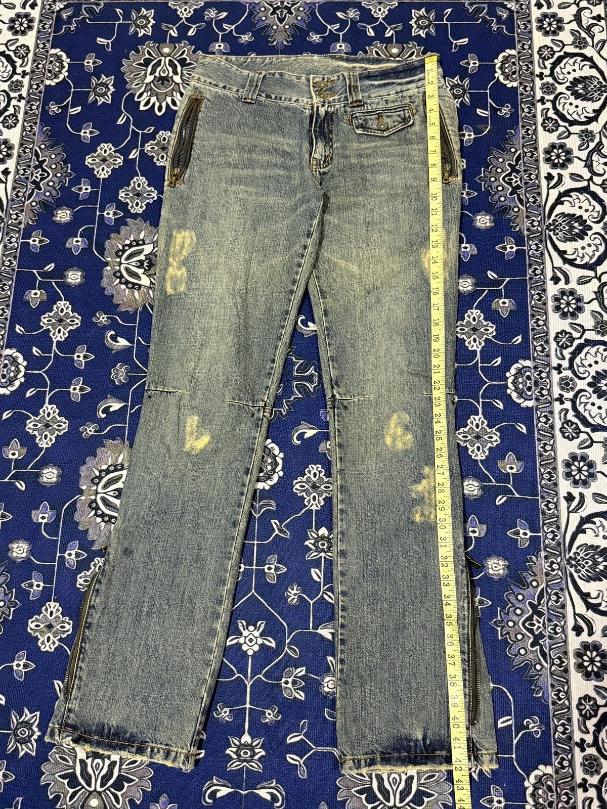 semanticdesign Rare Semanticdesign Flare Multipocket Zipper Jeans Size US 32 / EU 48 - 8 Thumbnail