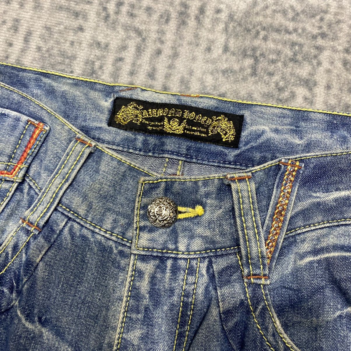 Beauty Beast × If Six Was Nine × Japanese Brand Sick☠️ Diamond Honey Acid Washed Jeans Punk 90s Size US 30 / EU 46 - 6 Thumbnail