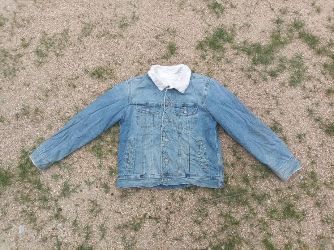 GU GU Sherpa Denim Jacket Button Size US L / EU 52-54 / 3 - 3 Thumbnail