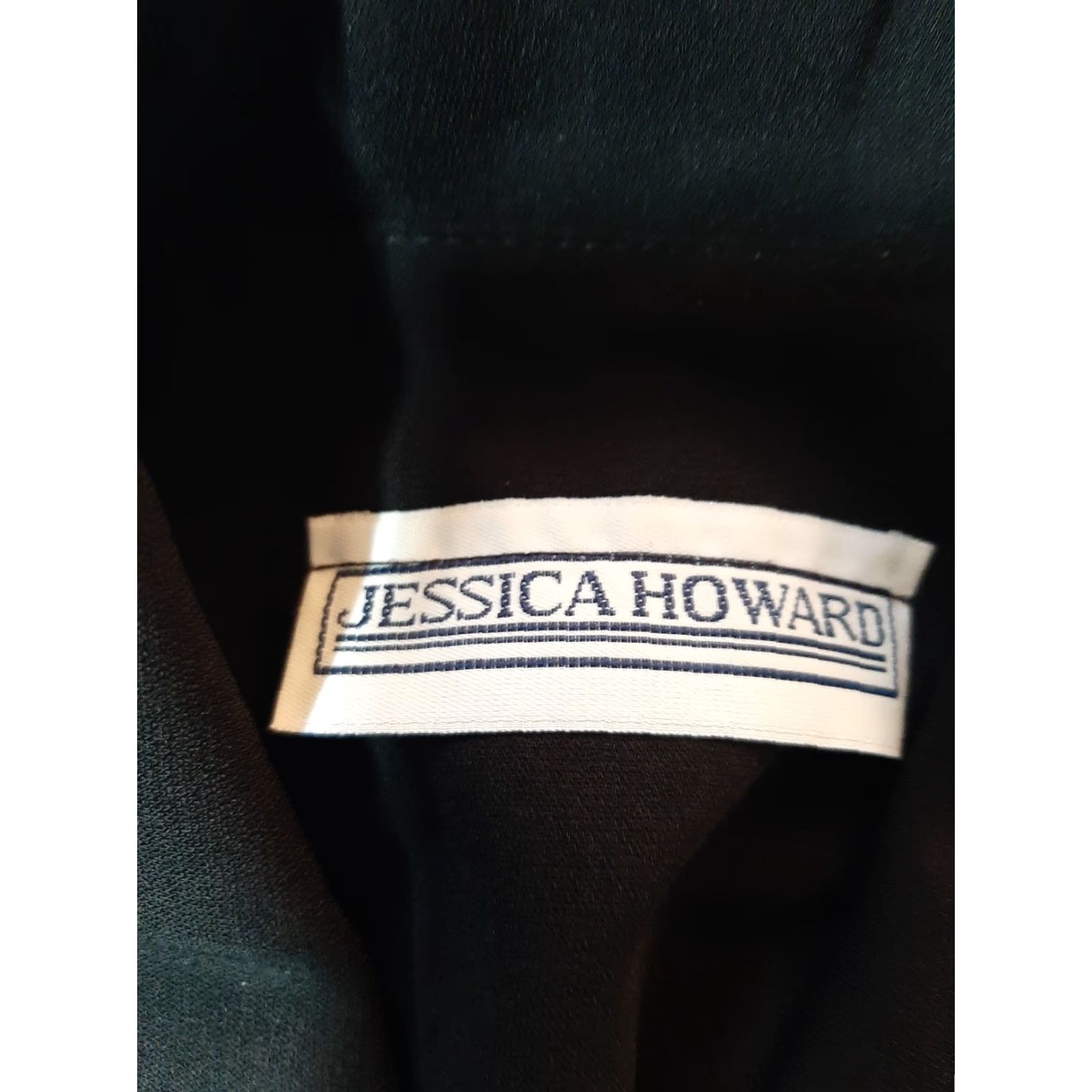 Vintage VINTAGE Jessica Howard Women's Blazer Jacket 5 Button Blue Black Long Sleeve 38" Chest Size L / US 10 / IT 46 - 2 Thumbnail
