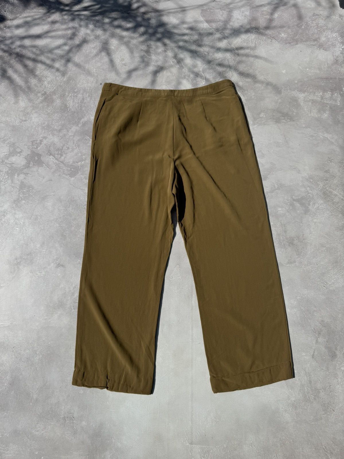 Dries Van Noten Vintage Dries Van Noten Woman's Rayon Baggy Pants Size 30" / US 8 / IT 44 - 10 Thumbnail
