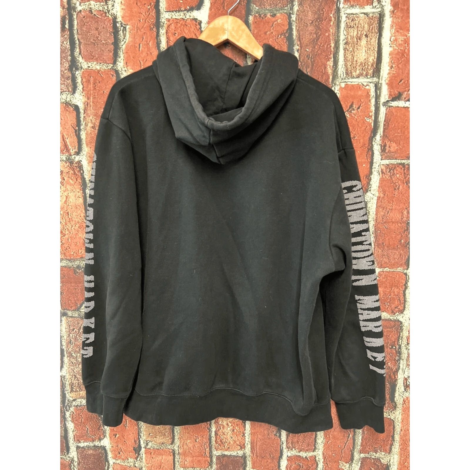 Vintage Chinatown Market Black Mens Hoodie Pullover 2XL Adult Unisex Regular Black Hoodie Pullover 2XL Mens Size US XXL / EU 58 / 5 - 3 Thumbnail