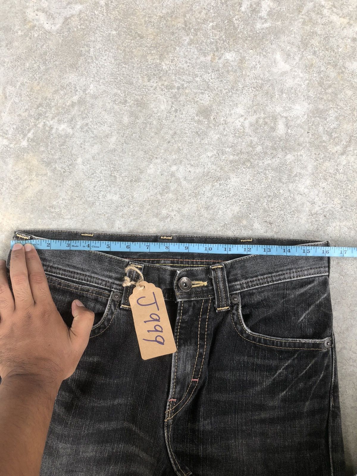 If Six Was Nine Japanese Wrangler Flared Jeans Distressed Jeans Size US 32 / EU 48 - 17 Thumbnail