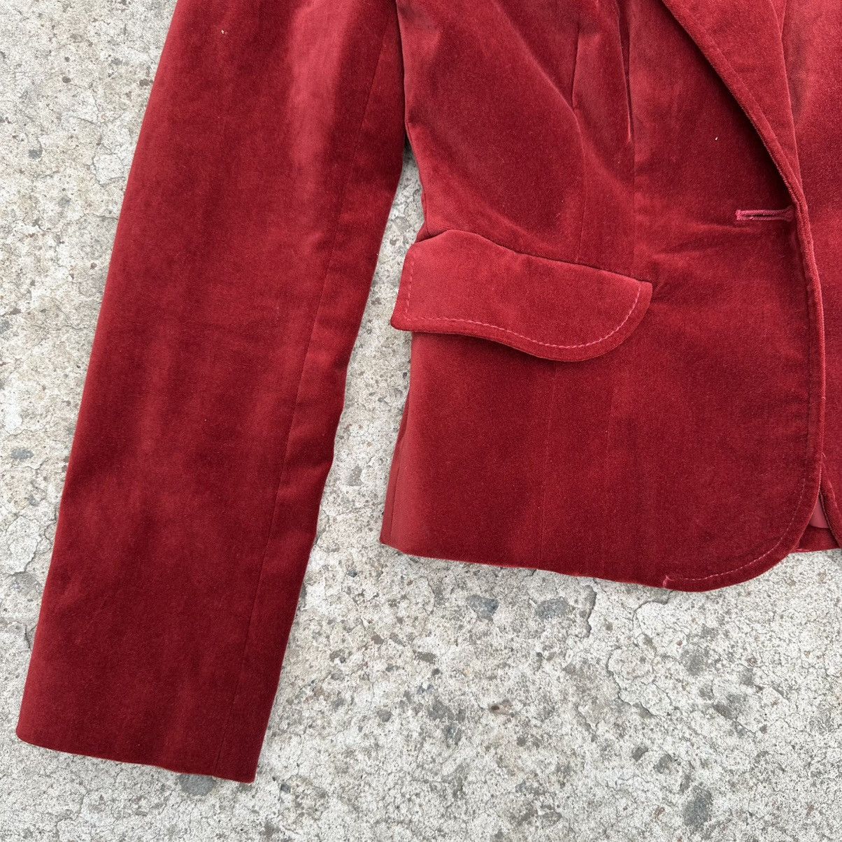 Tommy Hilfiger Luxury Tommy Hilfiger Blazer Jacket Old Money Velvet Y2K Size S / US 4 / IT 40 - 6 Thumbnail