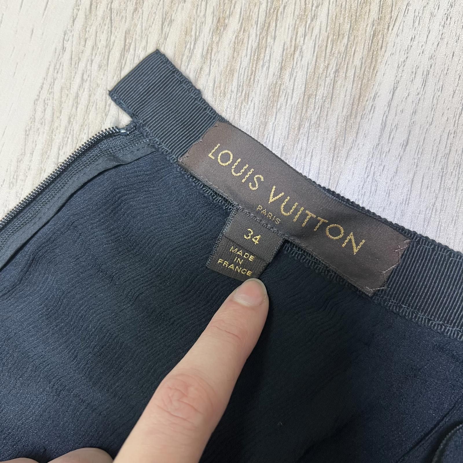 Louis Vuitton Vintage Louis Vuitton Tweed Skirt Size 26" / US 2 / IT 38 - 3 Thumbnail