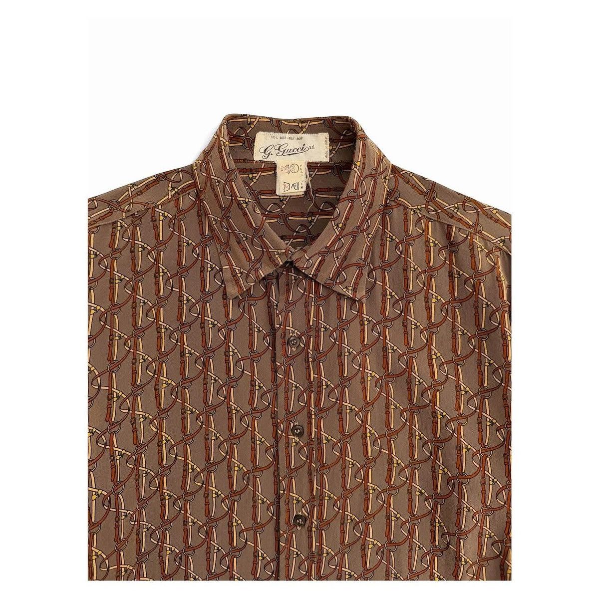 Gucci Vintage Gucci 70’s Silk Size US M / EU 48-50 / 2 - 2 Thumbnail