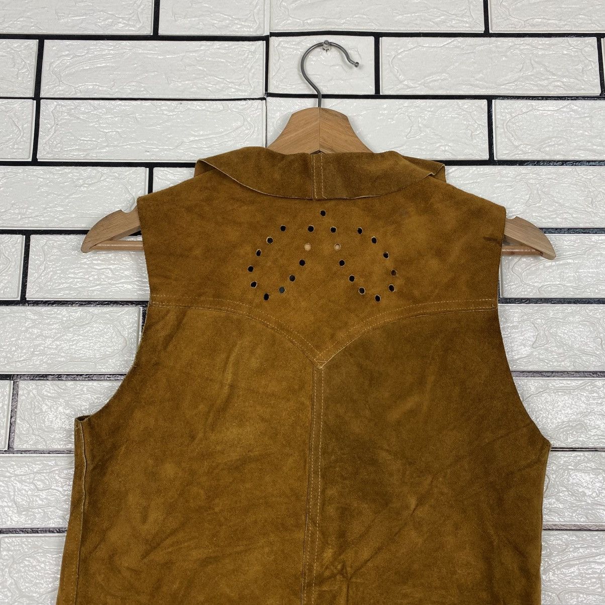 Japanese Brand 📌Vintage Vest Jacket Leather Sun Valley Issey Miyake Size US M / EU 48-50 / 2 - 10 Thumbnail