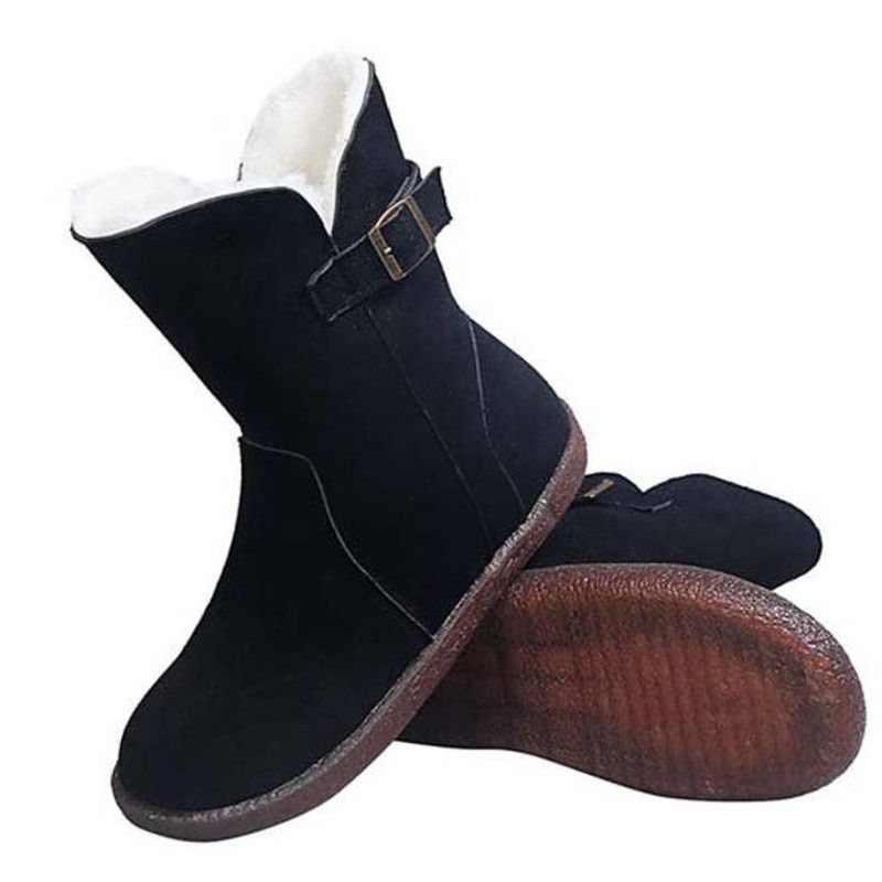 Other Black Ankle Boot Womens Size 5.5 Buckle Accent Size US 5.5 / IT 35.5 - 1 Thumbnail