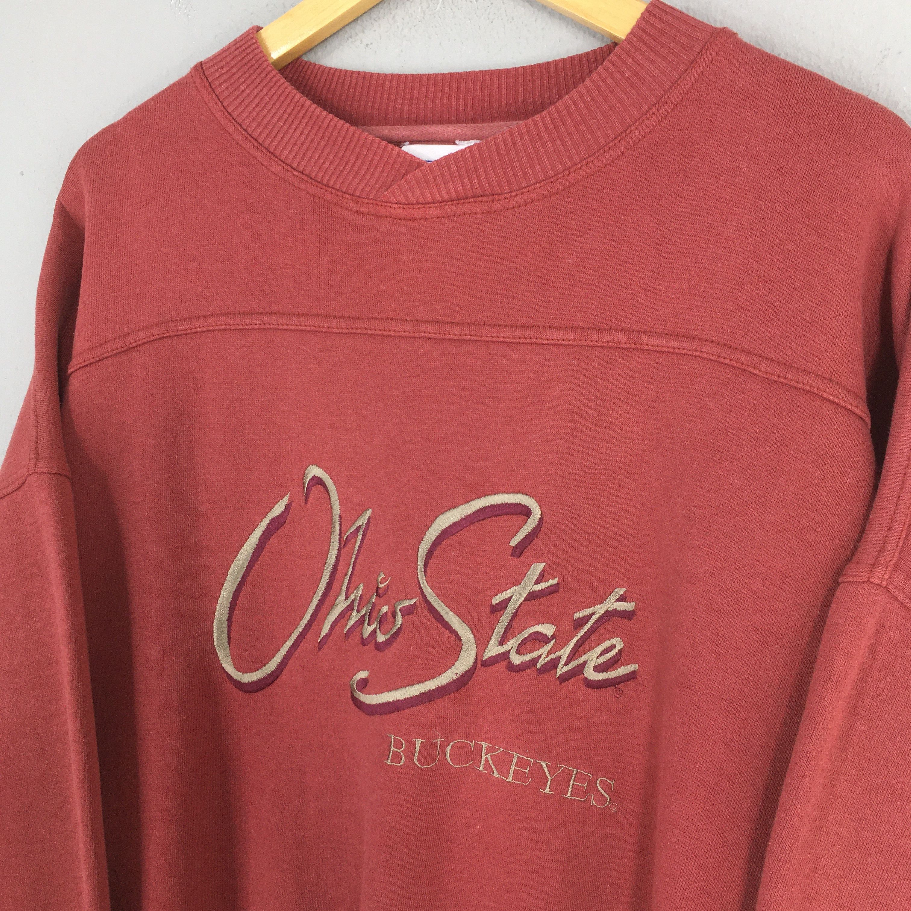 NCAA × Vintage Vintage Ohio State Buckeyes NCAA Sweatshirt 2XLarge Size US XXL / EU 58 / 5 - 3 Thumbnail
