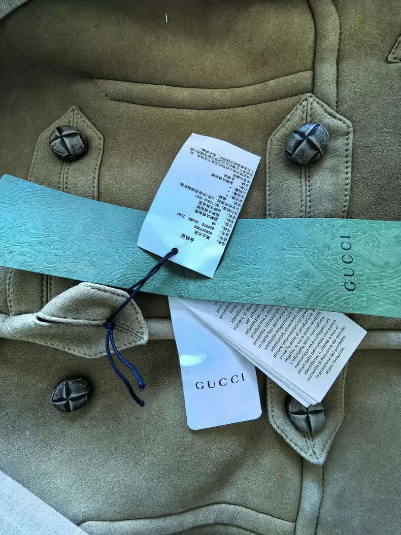 Gucci Gucci Italian men's brand-new fur all-in-one medium-long ja Size US M / EU 48-50 / 2 - 6 Thumbnail