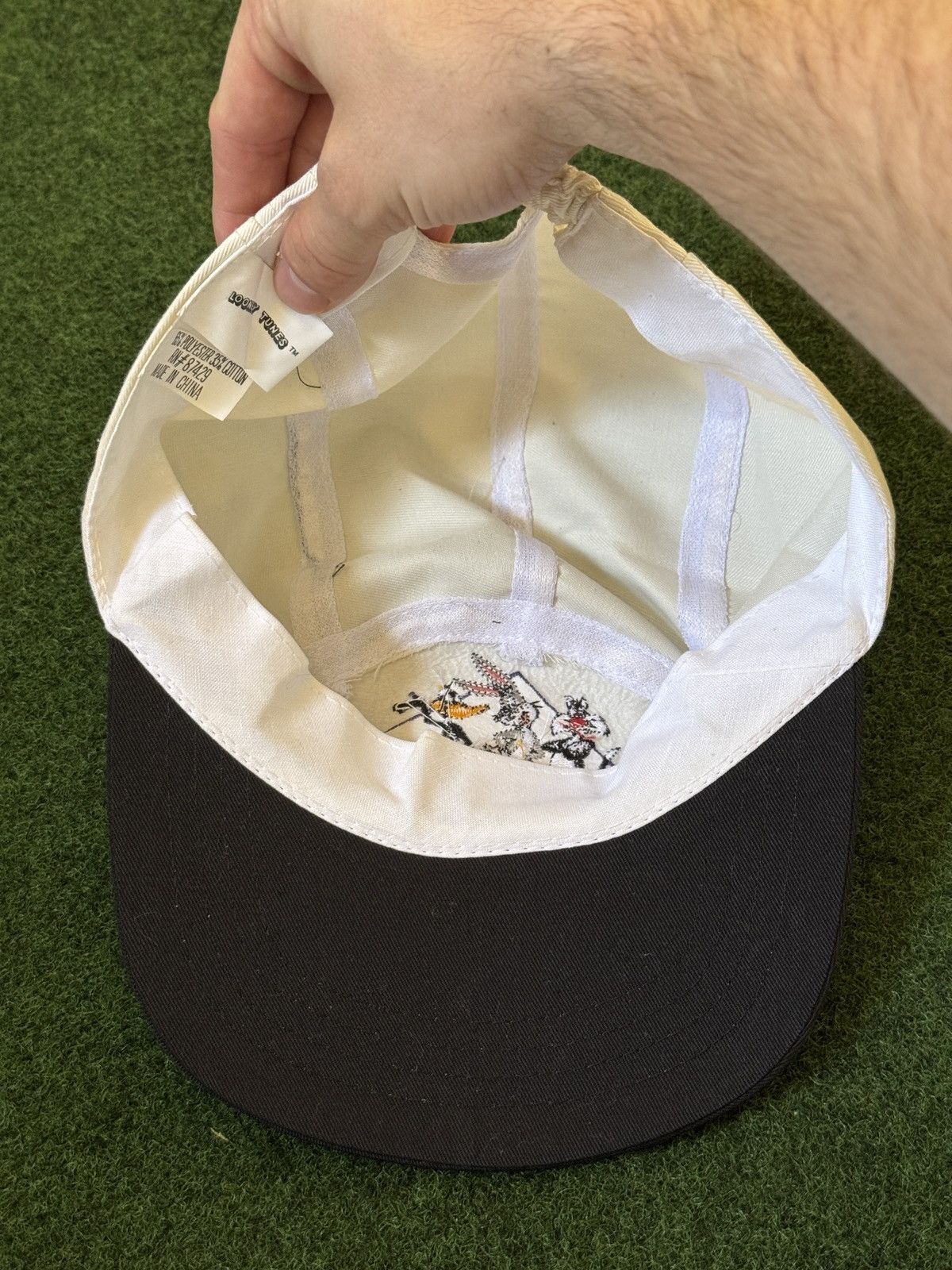 Vintage × Warner Bros Vintage 90s Looney Tunes 5 Panel Cartoon Hat Cap Size ONE SIZE - 5 Thumbnail