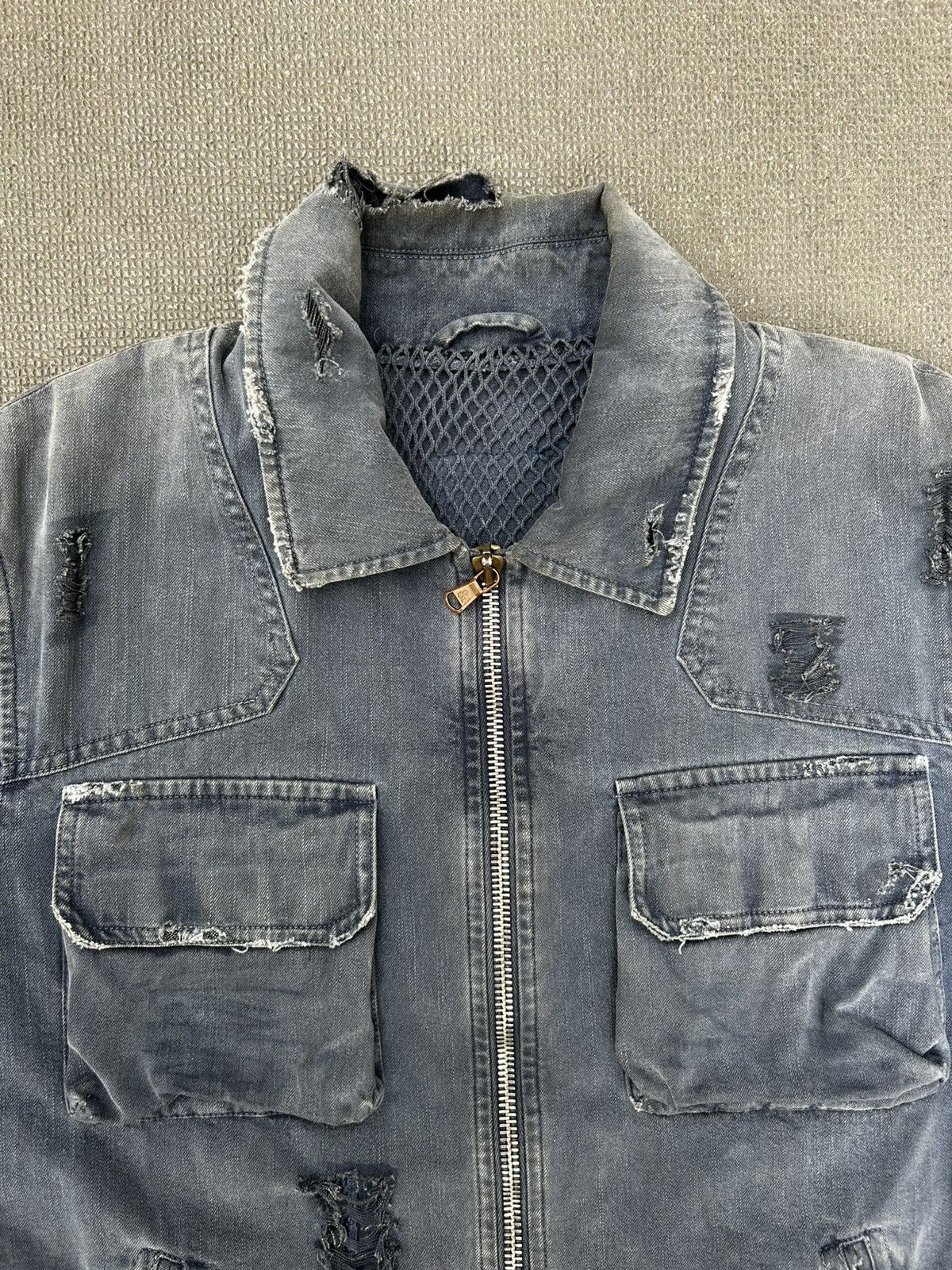 Dolce & Gabbana Dolce&gabanna 00s distressed canvas work jacket Size US M / EU 48-50 / 2 - 3 Thumbnail