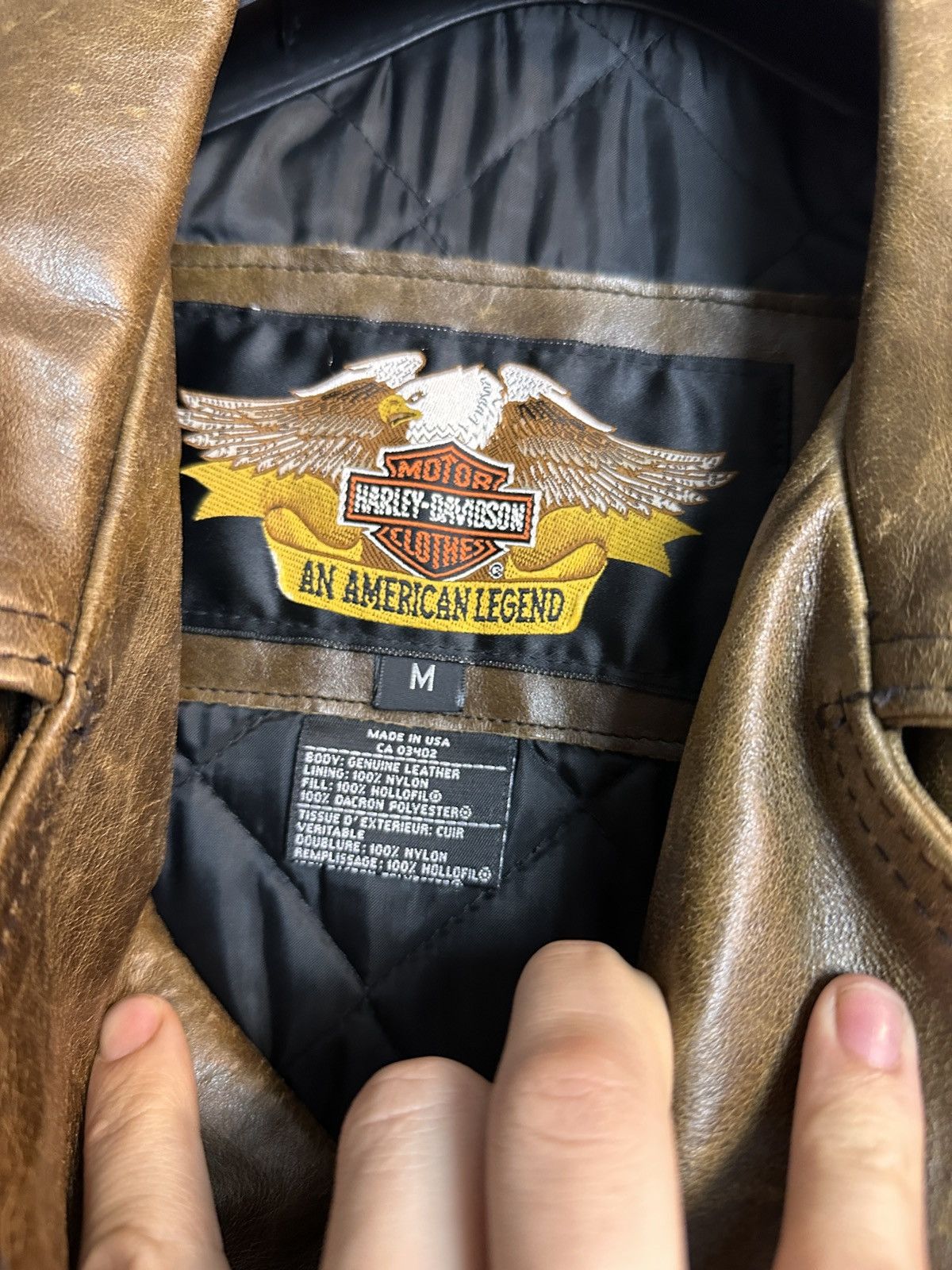 Harley Davidson Vintage Harley Davidson Biker Leather Jacket Size US M / EU 48-50 / 2 - 11 Thumbnail