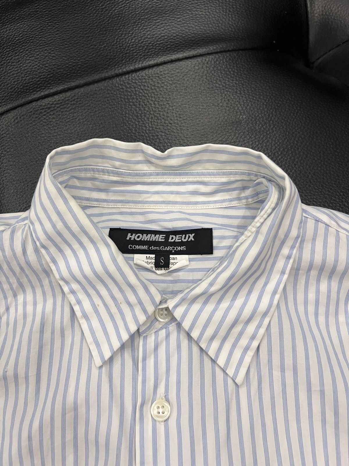 Comme des Garcons Homme Deux Comme des Garçons Homme Deux Patchwork Check Sleeve Shirt Size US S / EU 44-46 / 1 - 5 Thumbnail