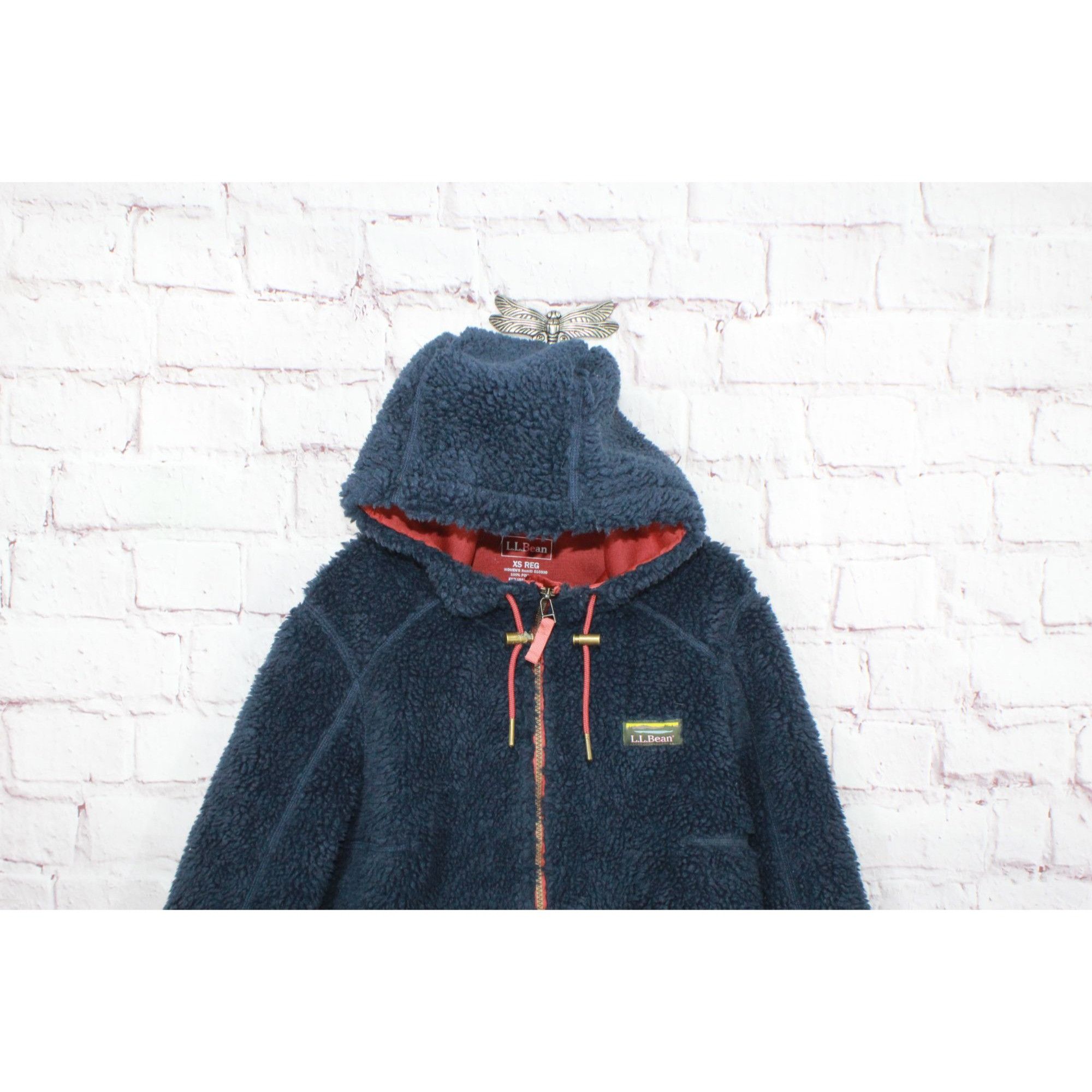 L.L. Bean LL Bean Women's Mountain Pile Fleece Hoodie Size XS Size XS / US 0-2 / IT 36-38 - 2 Thumbnail