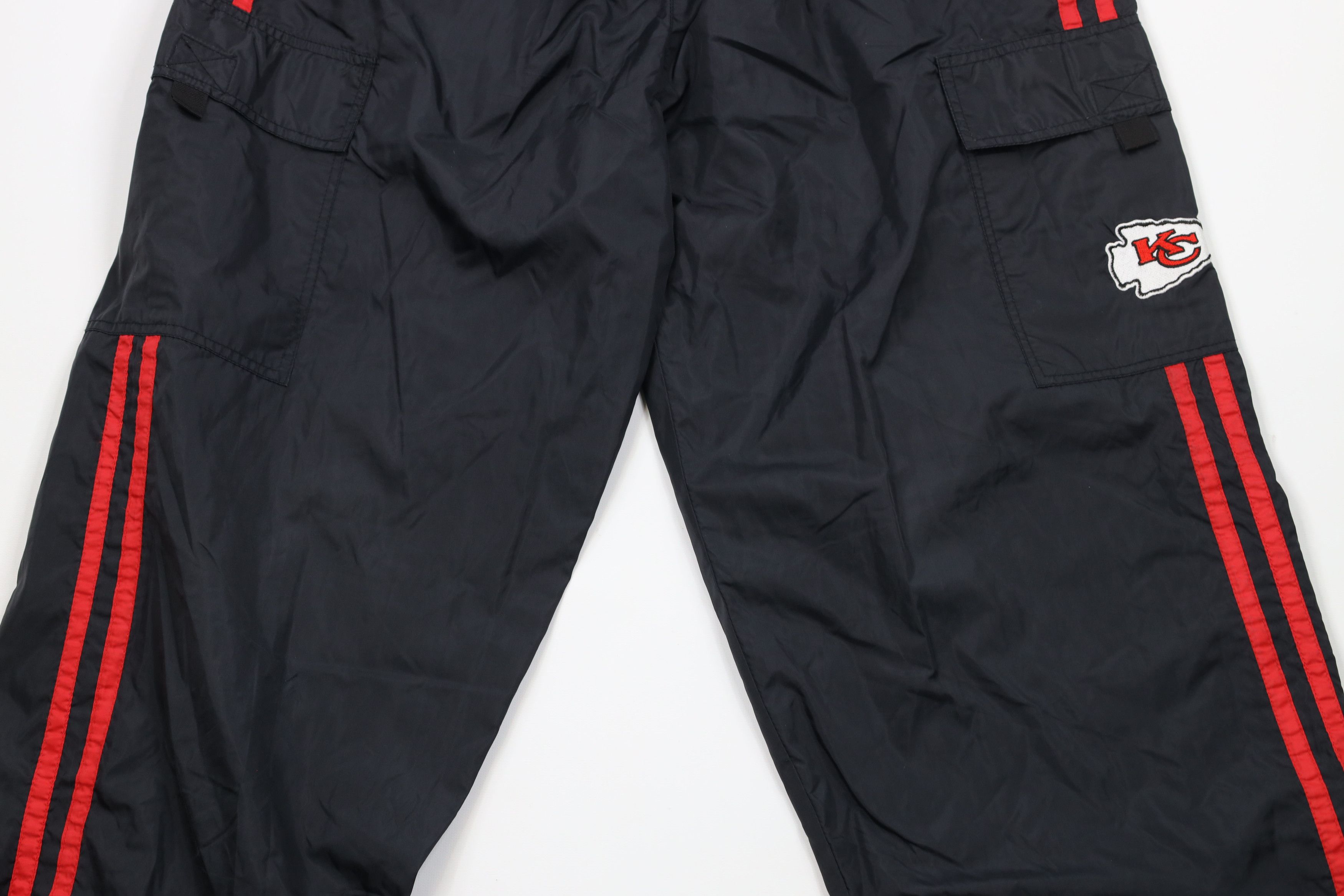Vintage Vintage 90s Lined Kansas City Chiefs Wide Leg Cargo Pants Size US 36 / EU 52 - 3 Thumbnail