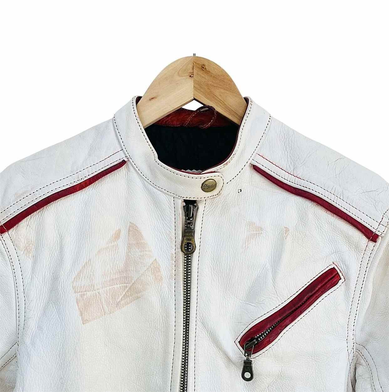 Other CHYSTON Protective Biker Leather Jacket Size S / US 4 / IT 40 - 7 Thumbnail