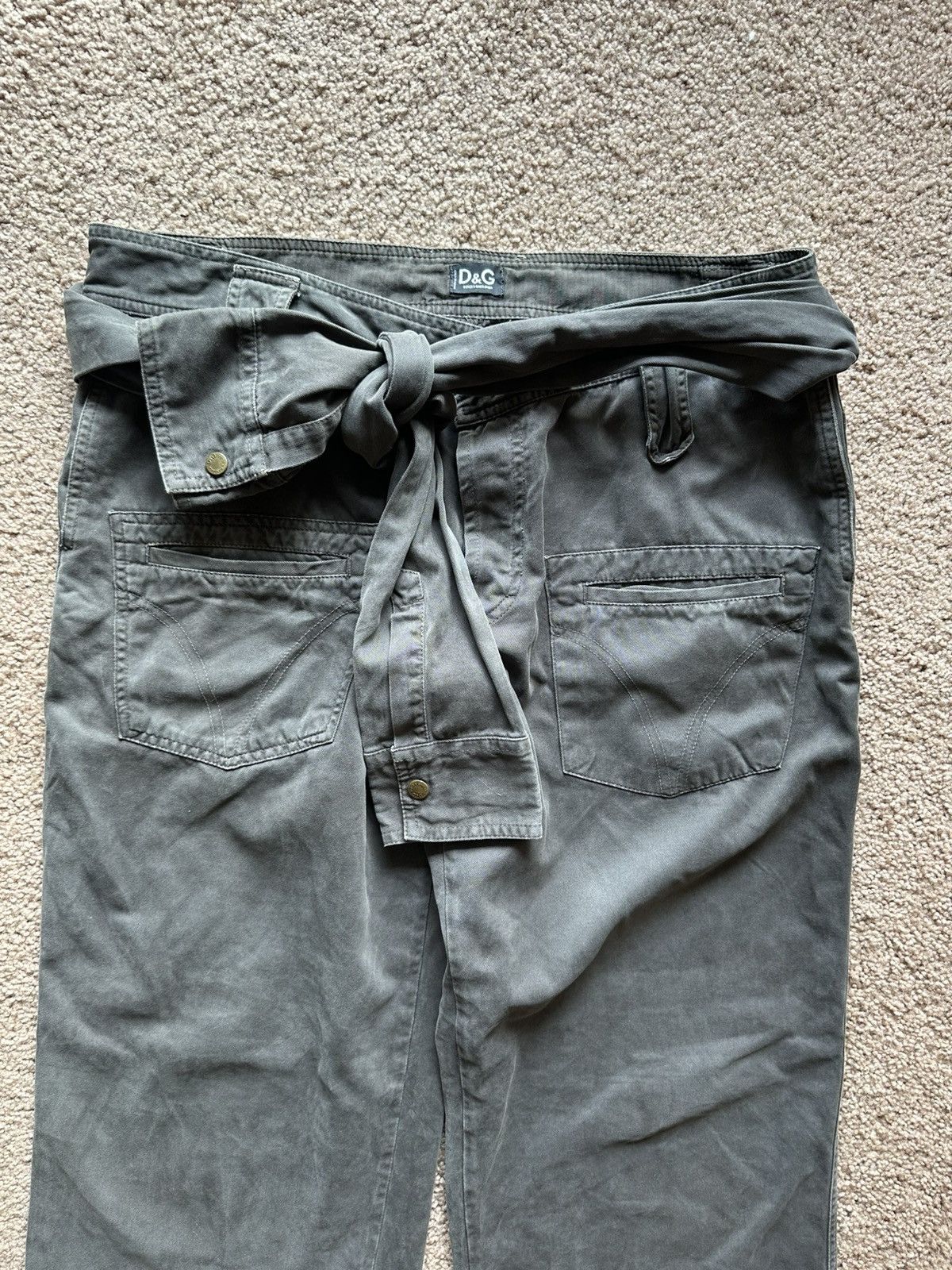Dolce & Gabbana D&G Dolce and Gabanna sleeve wrap pants Size US 32 / EU 48 - 2 Thumbnail