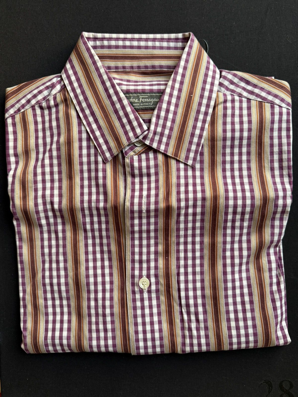 Salvatore Ferragamo Ferragamo LS shirt multi color M Size US M / EU 48-50 / 2 - 2 Thumbnail
