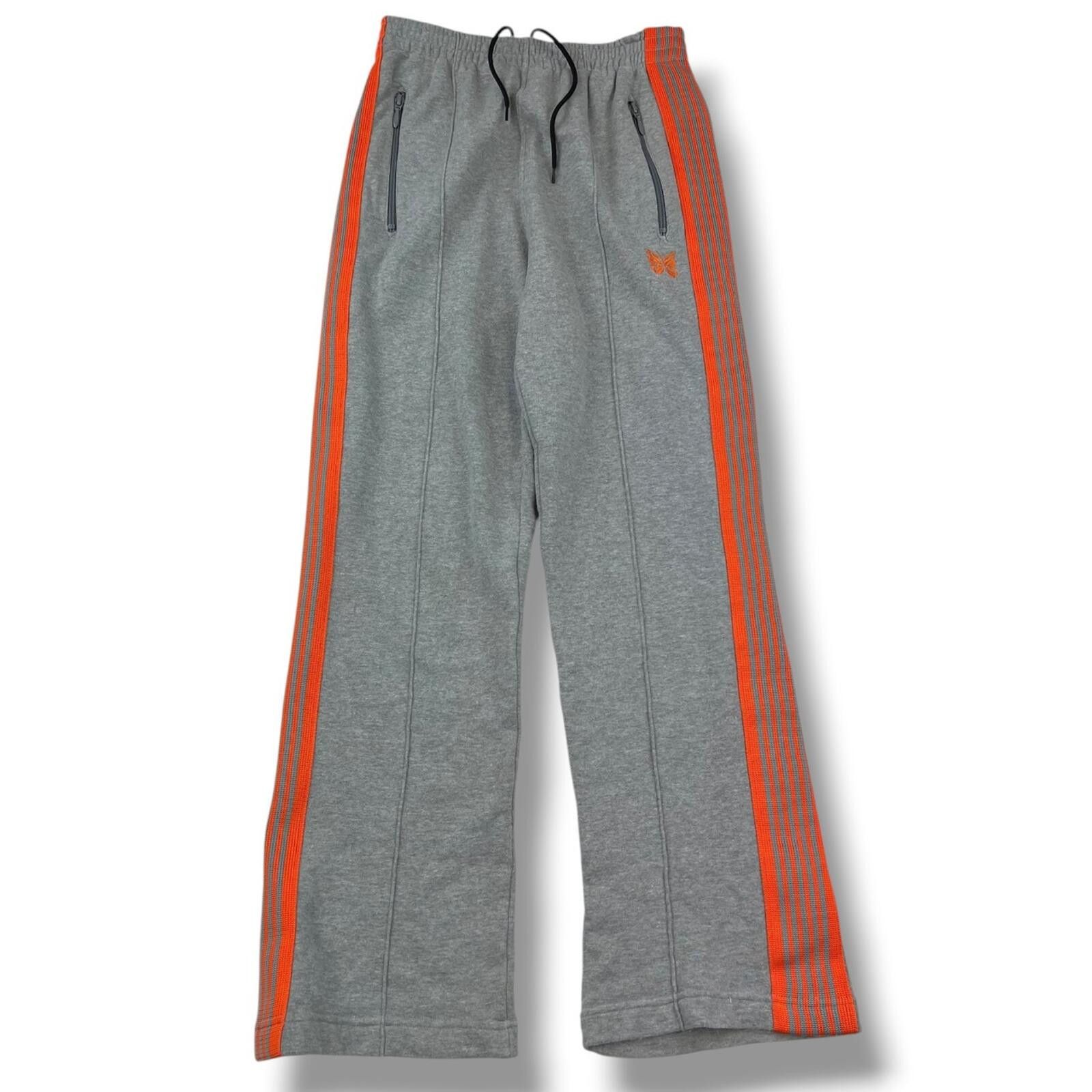 Needles Needles Grey & Orange Sweatpants Size US 30 / EU 46 - 2 Thumbnail