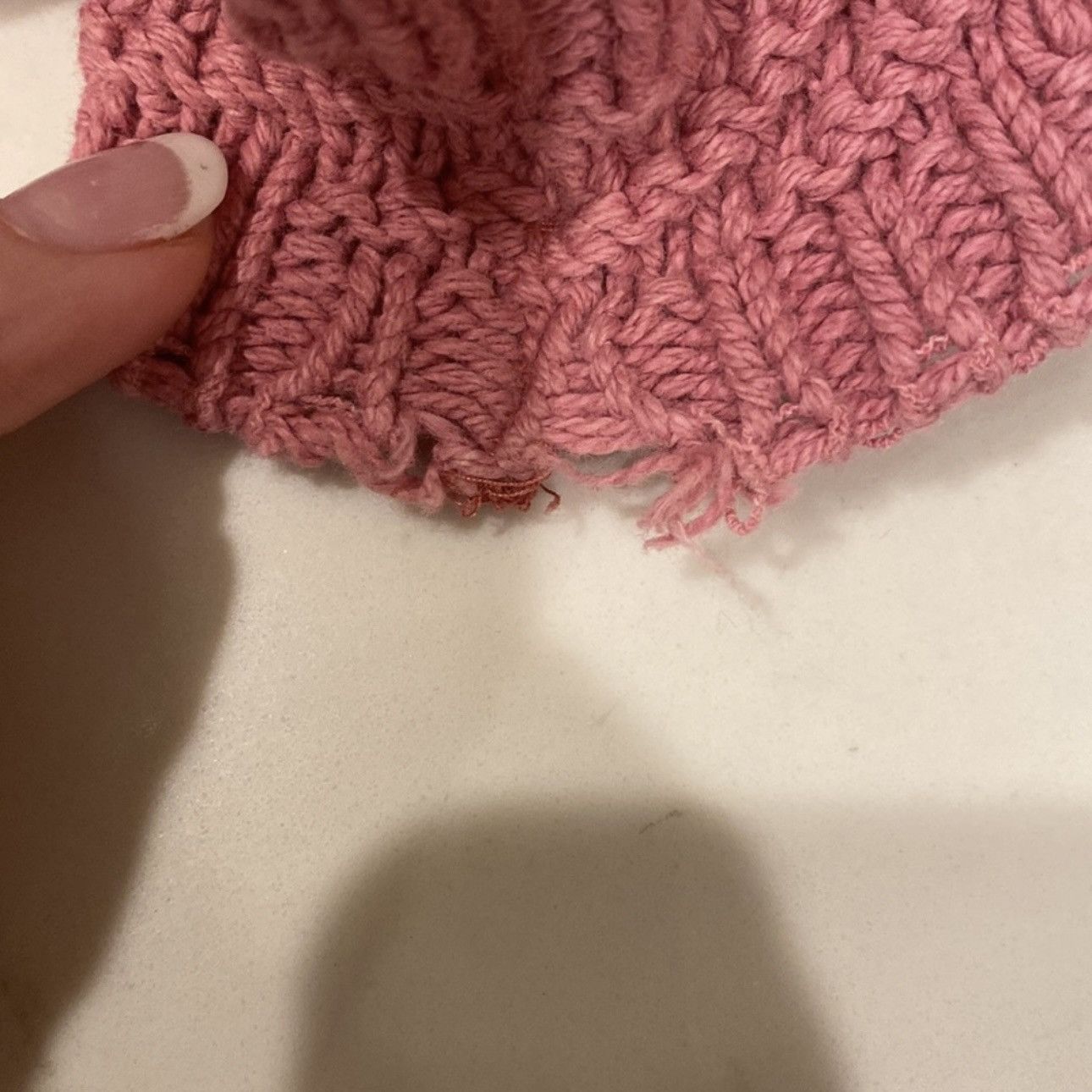 Vintage Vintage 90s Oversized Sweater Pink Hearts L Roll Neck Size L / US 10 / IT 46 - 9 Thumbnail